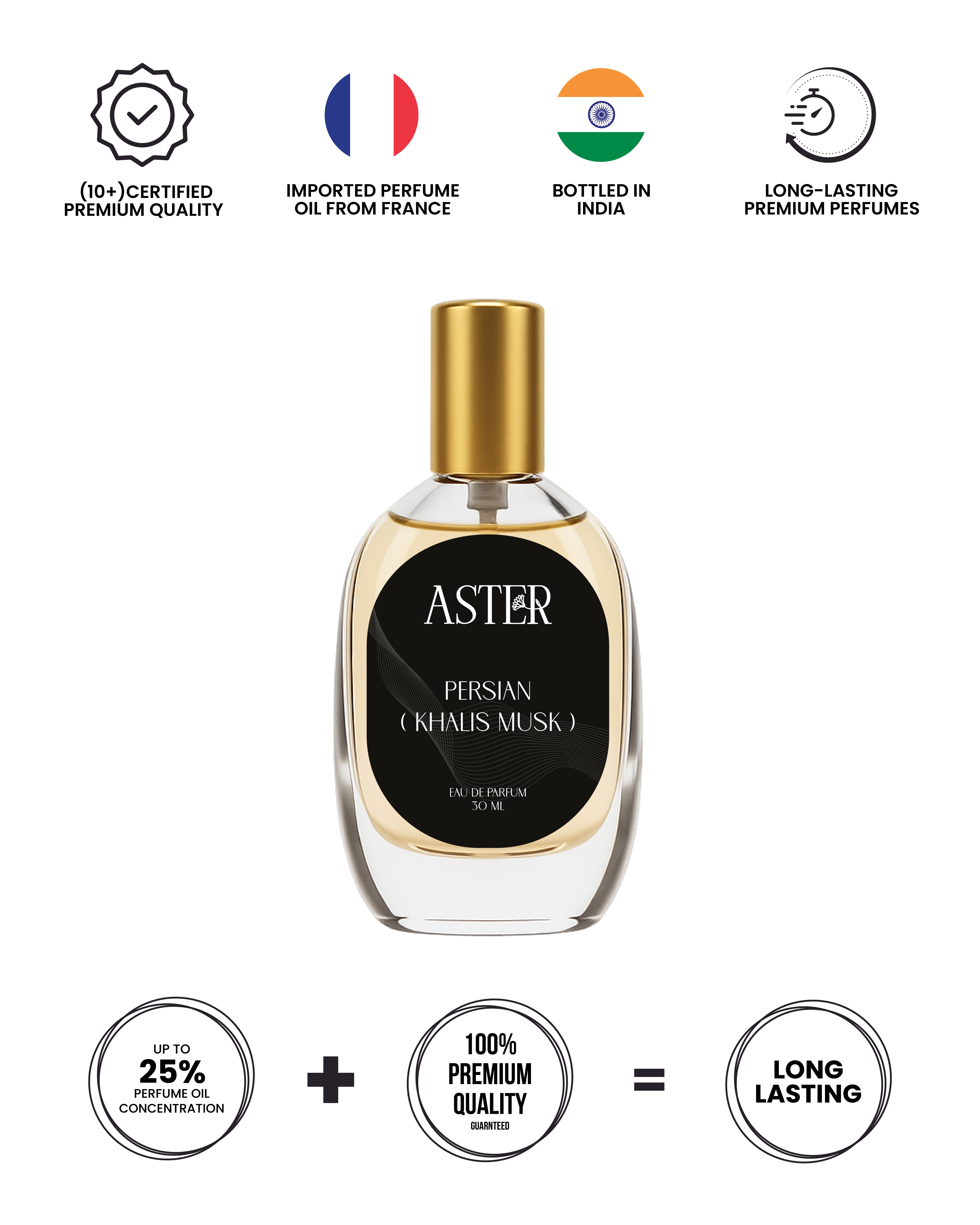 Bottle of 30ml organic Persian unisex oil