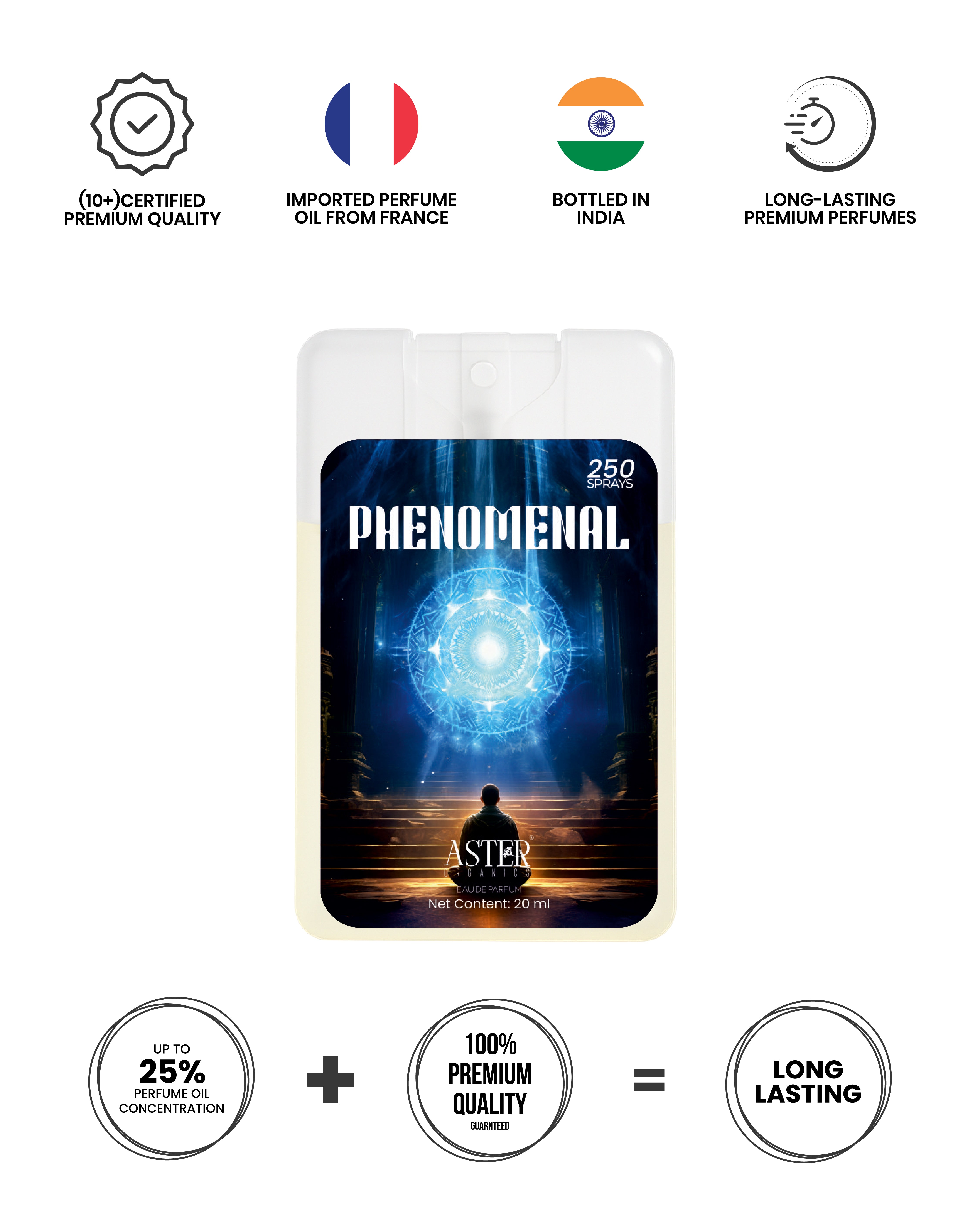 Phenominal Pocket Perfume for Men 20ml bottle