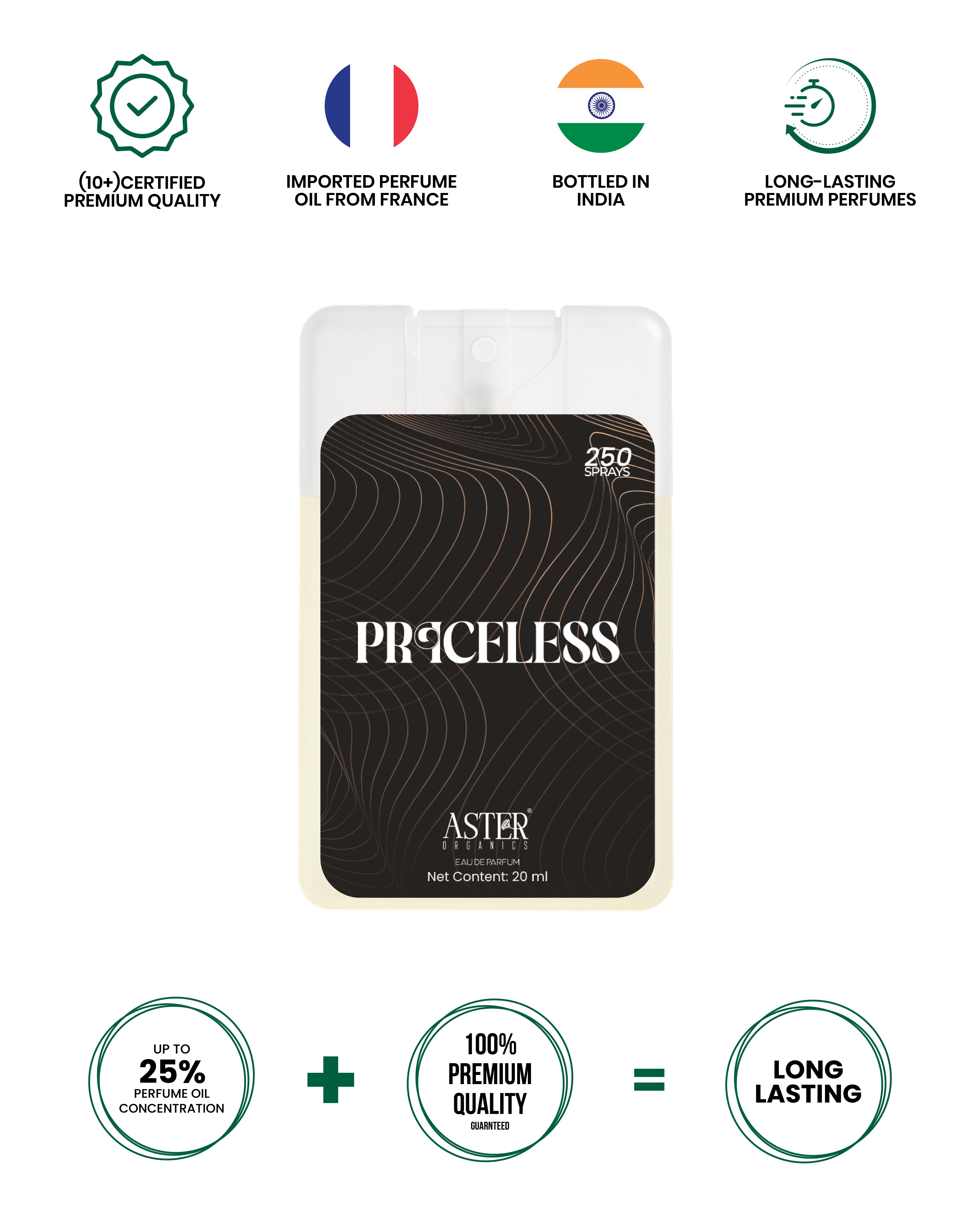 Priceless Pocket Perfume for Unisex 20ml bottle