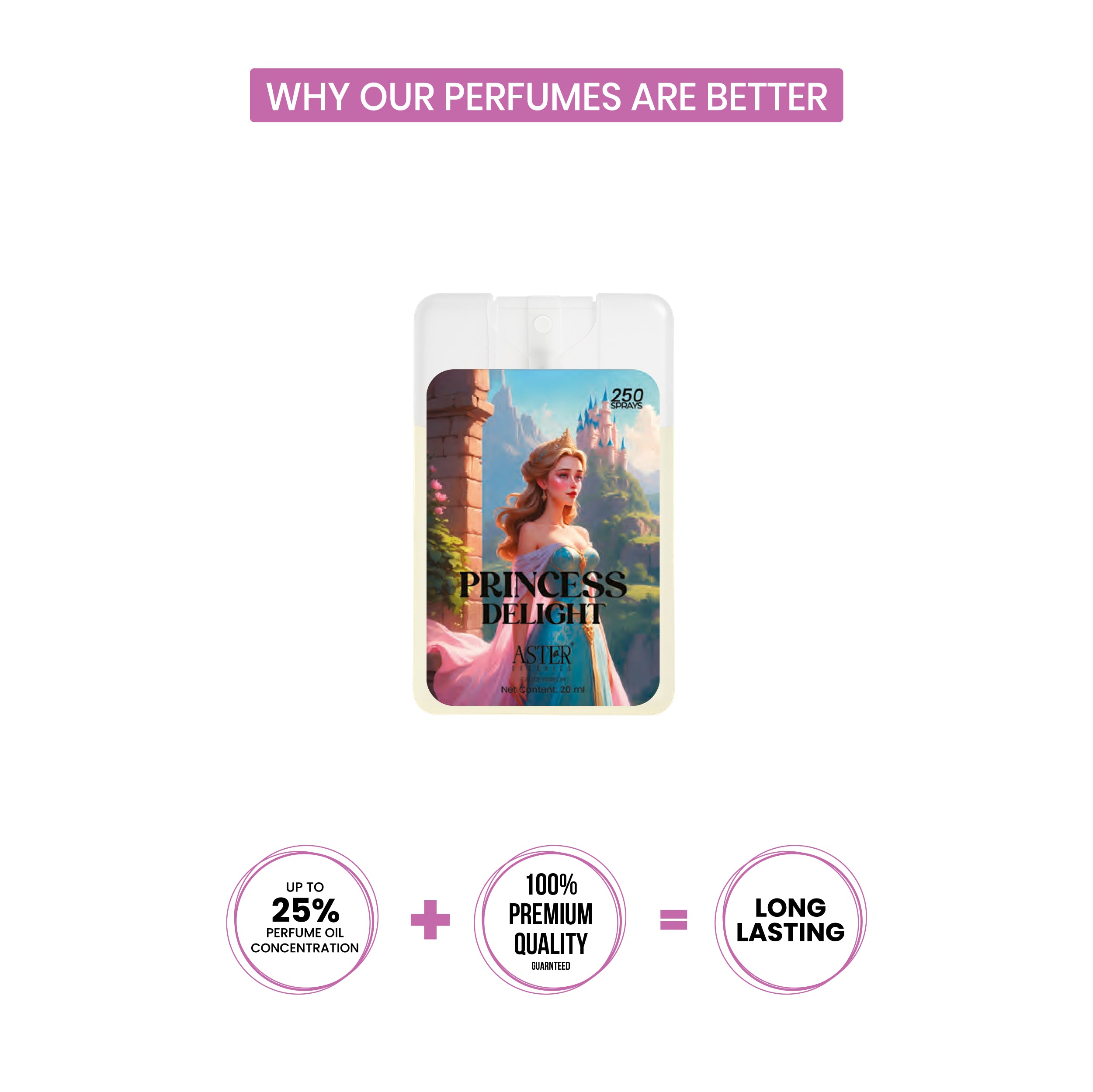 Princess Delight Pocket Perfume for Woman 20ml