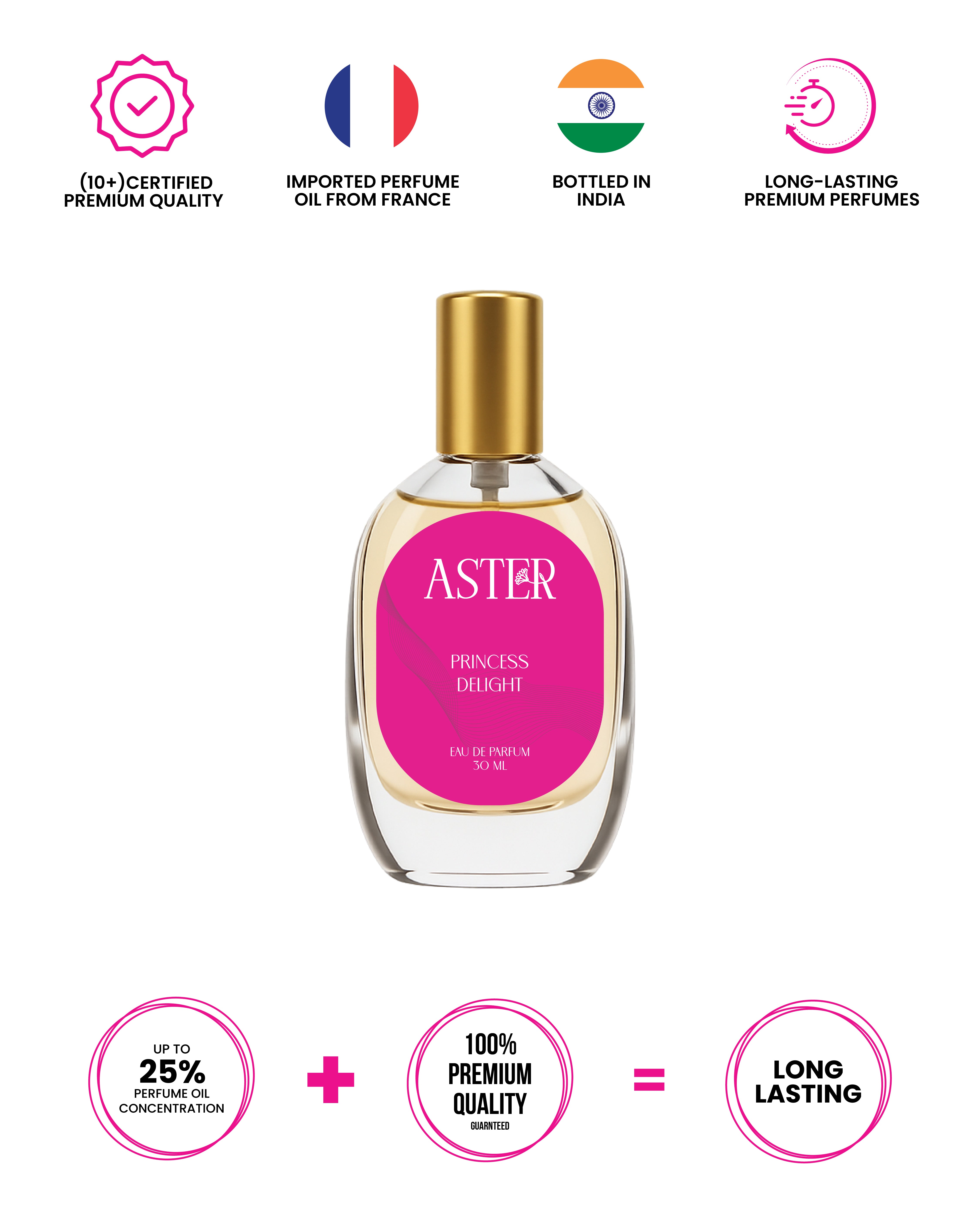 100% Organic Princess Delight for Woman 30ml