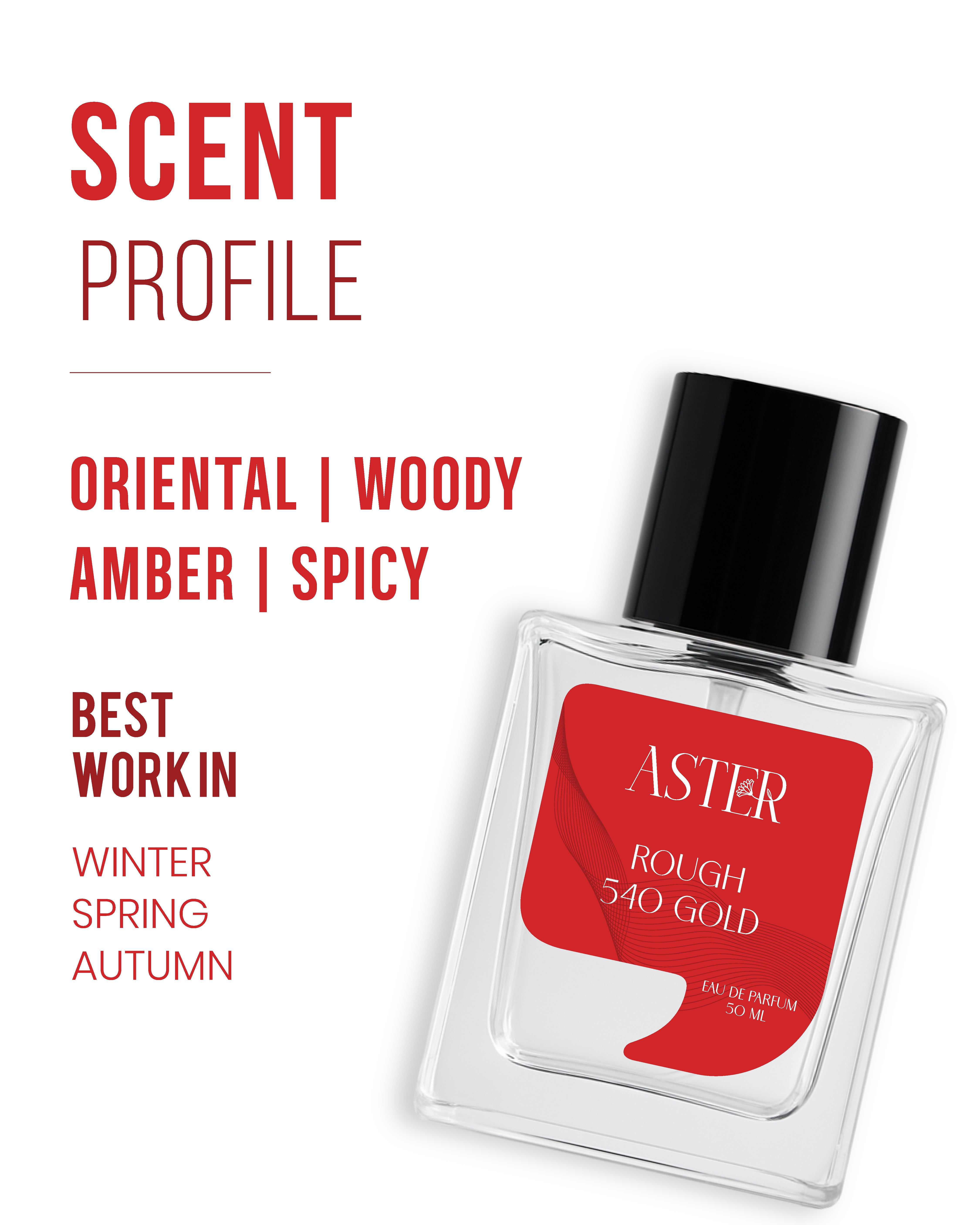 Rough 540 Gold EDP for Men 50ml