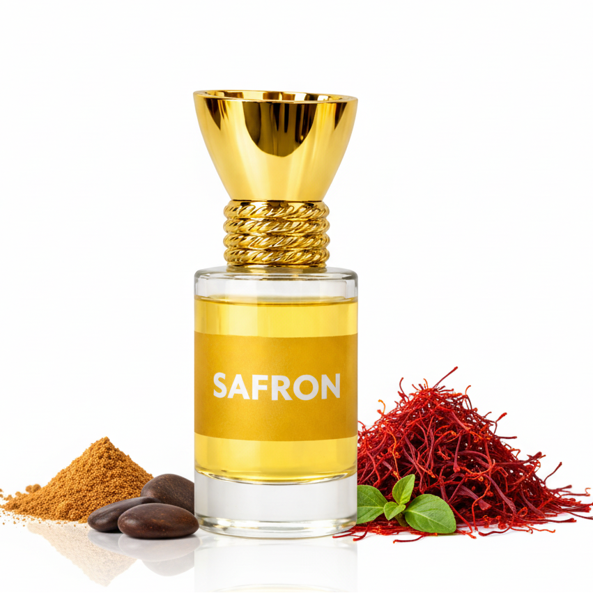 100% Organic Luxury Safron Attar - 6ml
