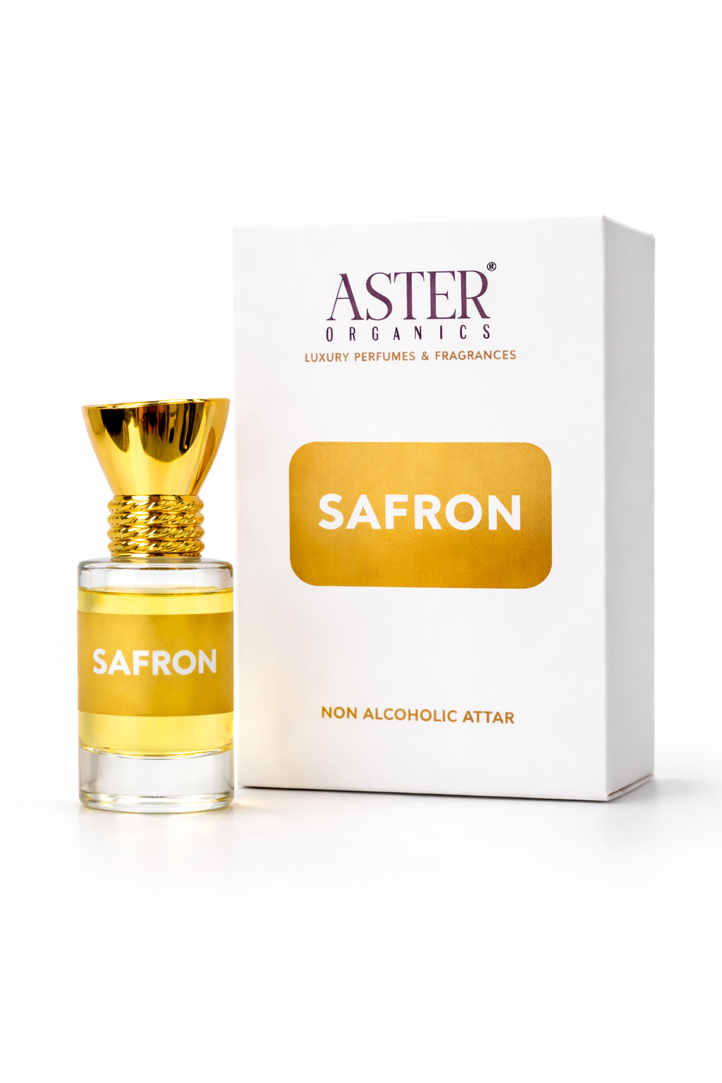 100% Organic Luxury Safron Attar - 6ml