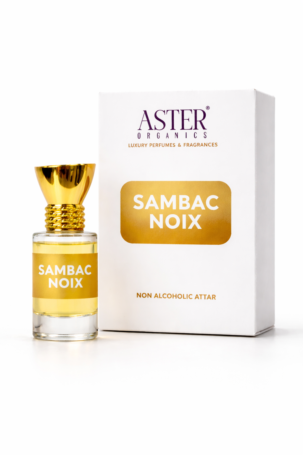 100% Organic Luxury Sambac Noix Attar - 6ml