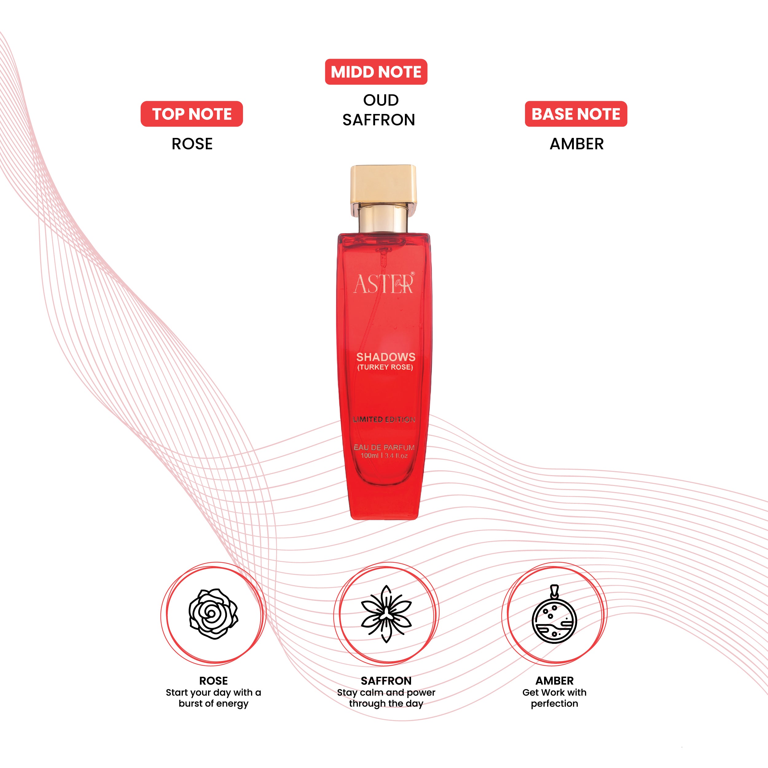 Shadows (Turkey Rose) EDP for Woman 100ml