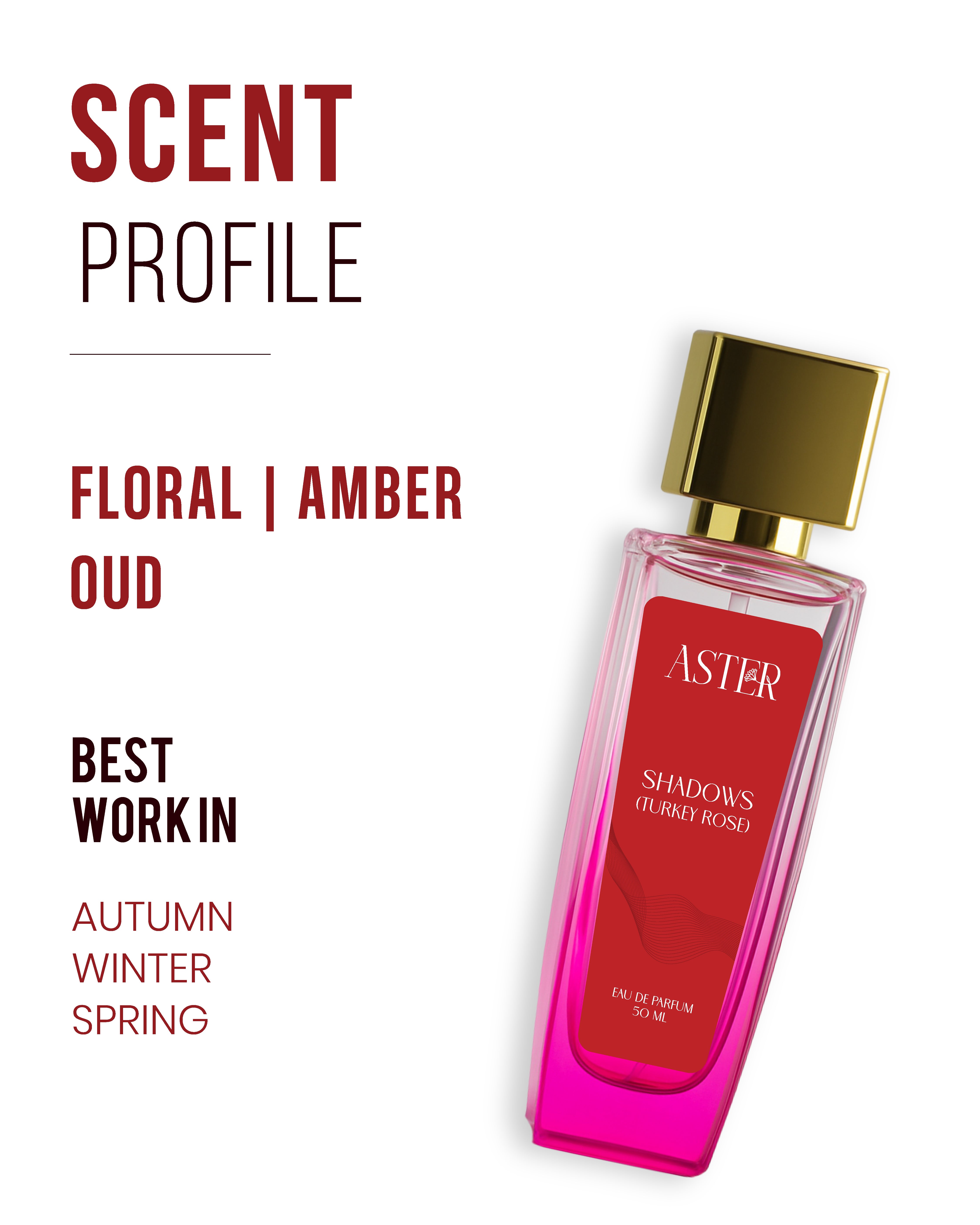 Shadows (Turkey Rose) EDP for Woman 50ml