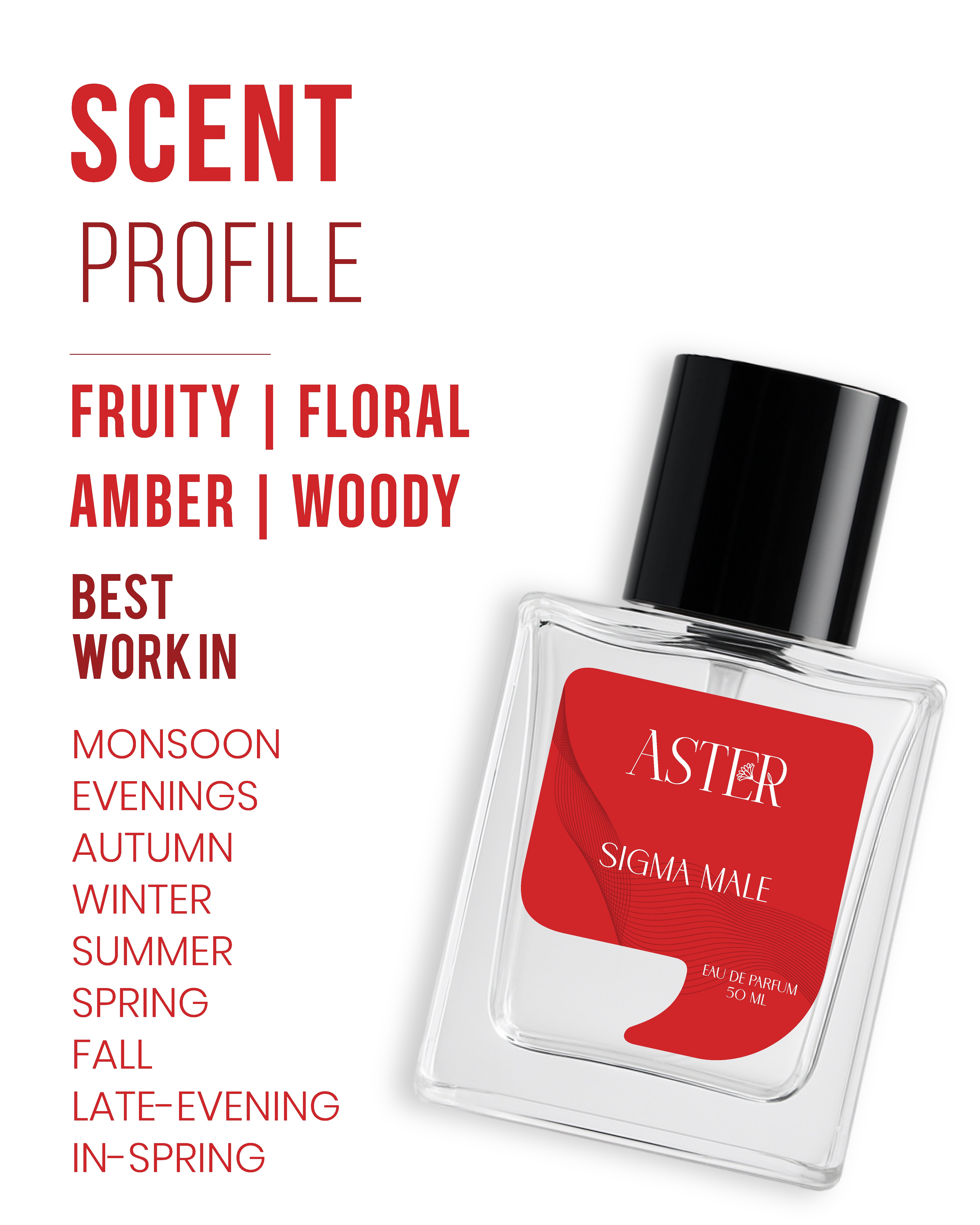 Sigma Male EDP for Men 50ml