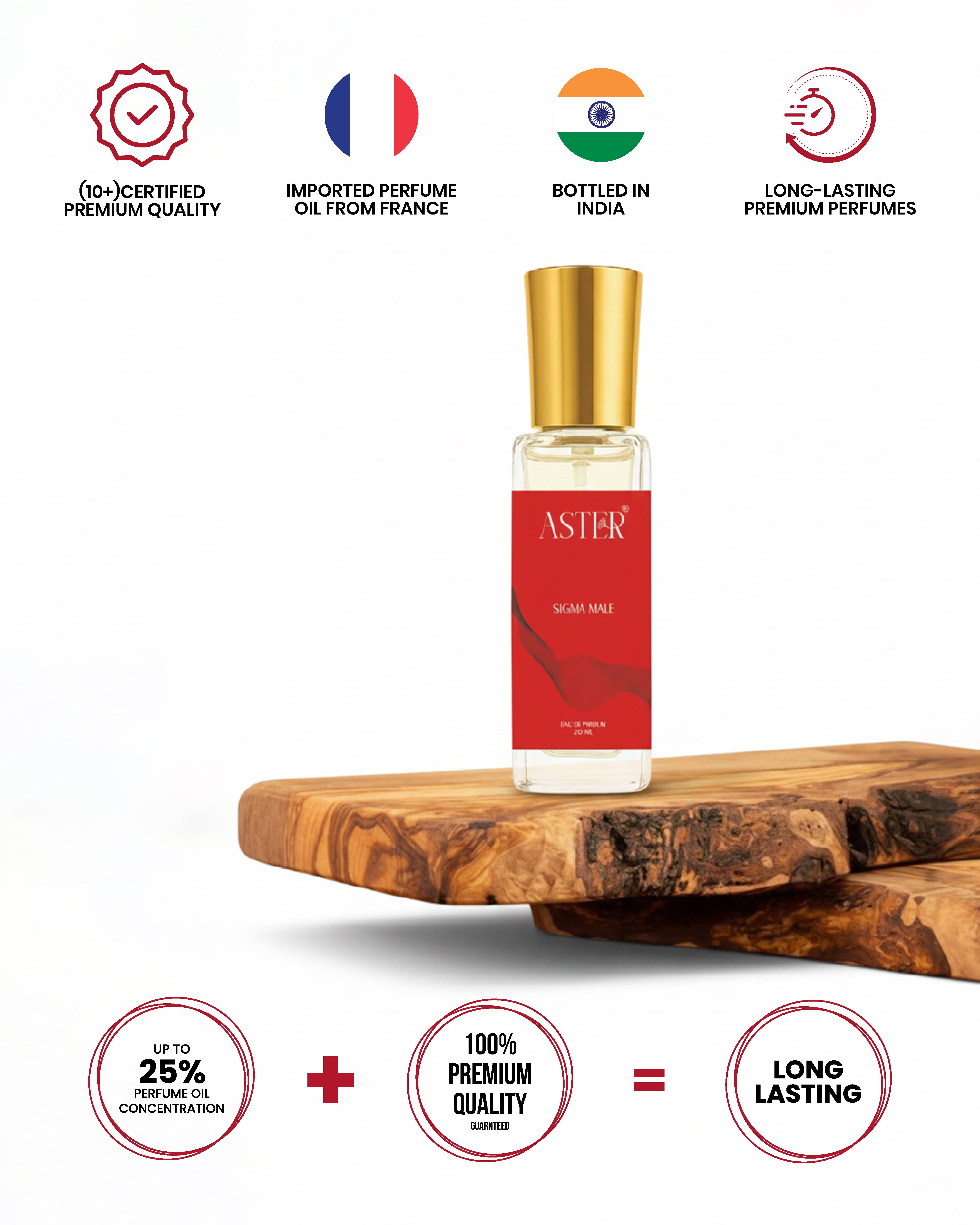 Sigma Male EDP for Men 20ml bottle
