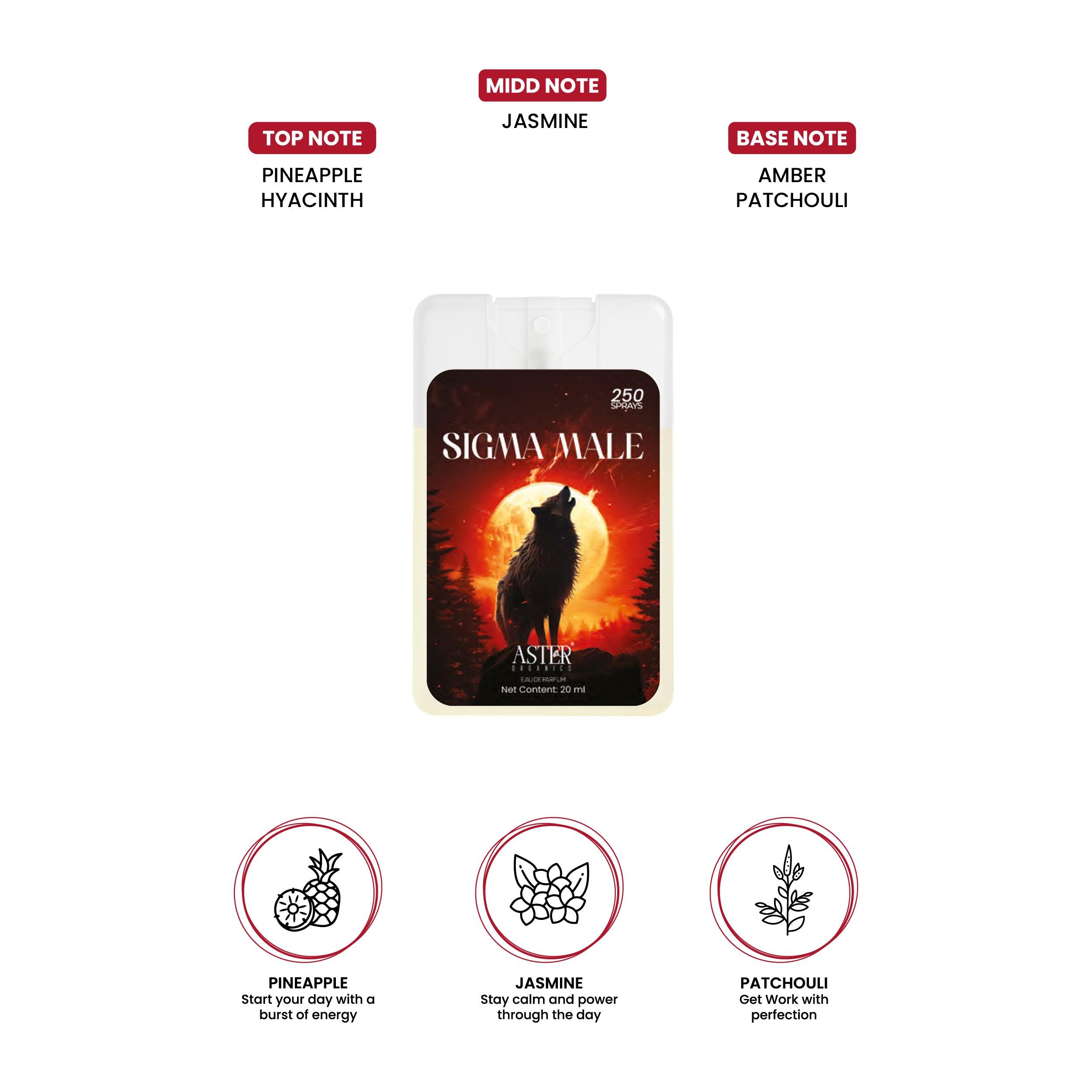 Sigma Male Pocket Perfume for Men 20ml