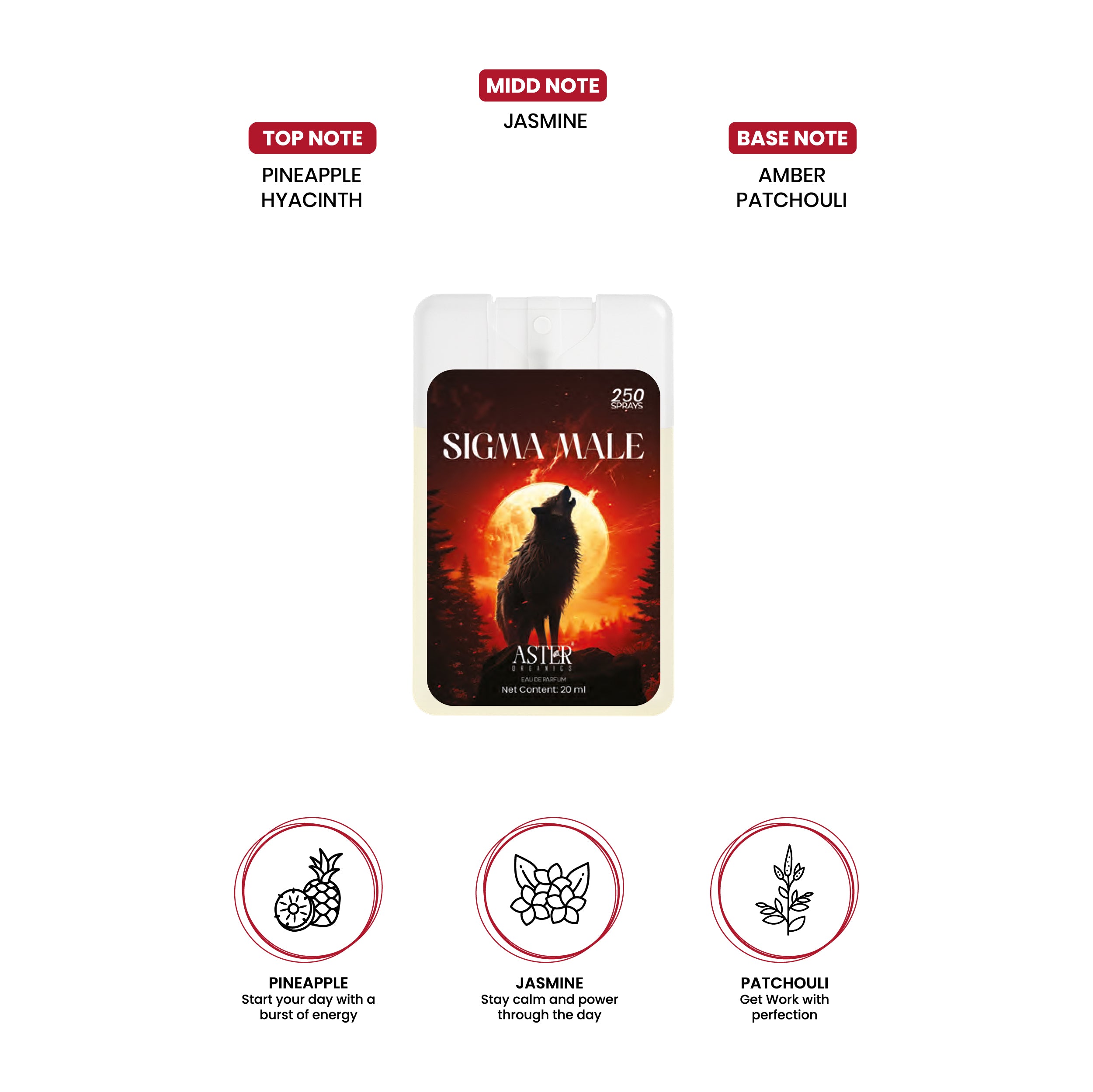 Sigma Male Pocket Perfume for Men 20ml