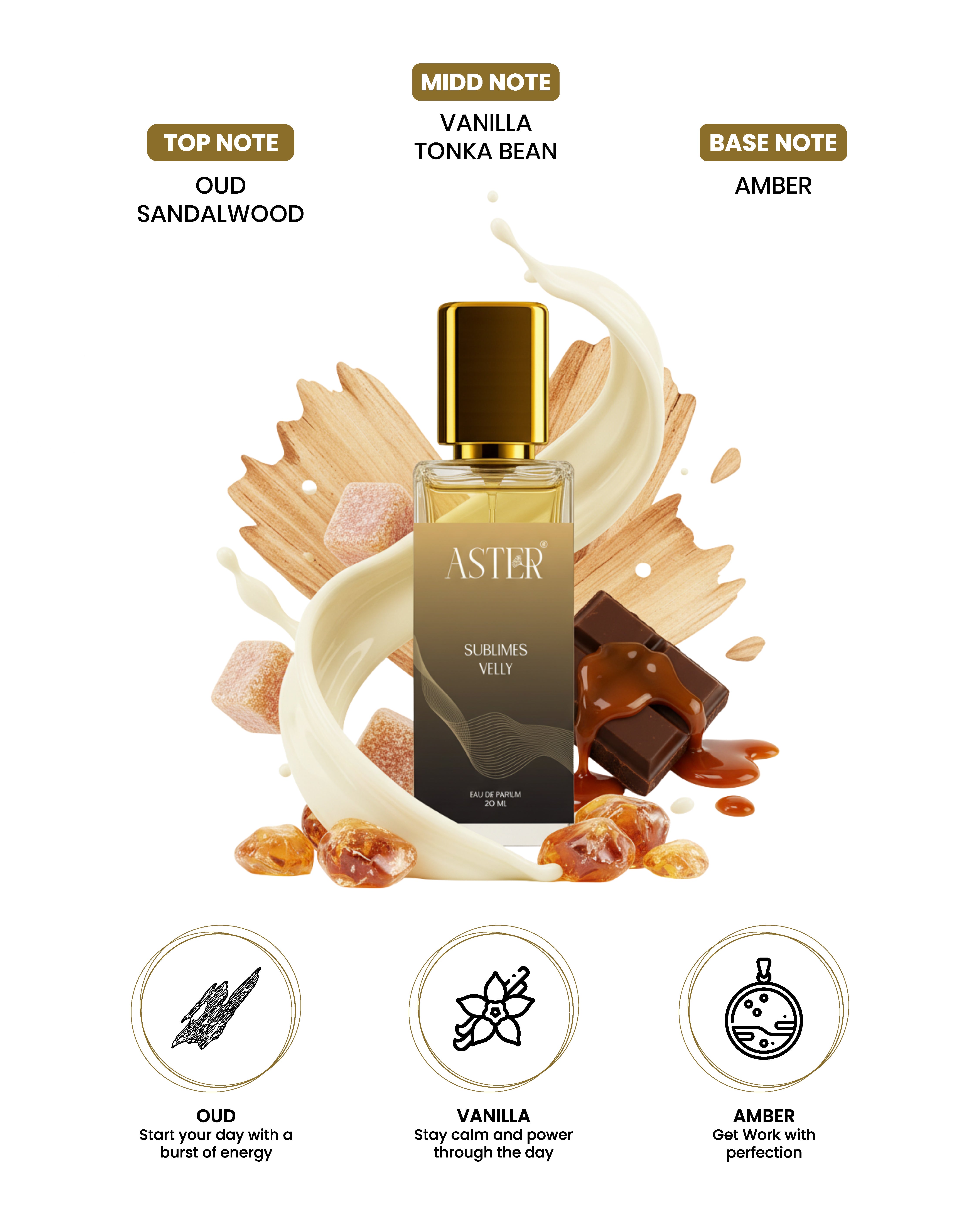 Sublimes Velly Oud 20ml Eau de Parfum bottle
