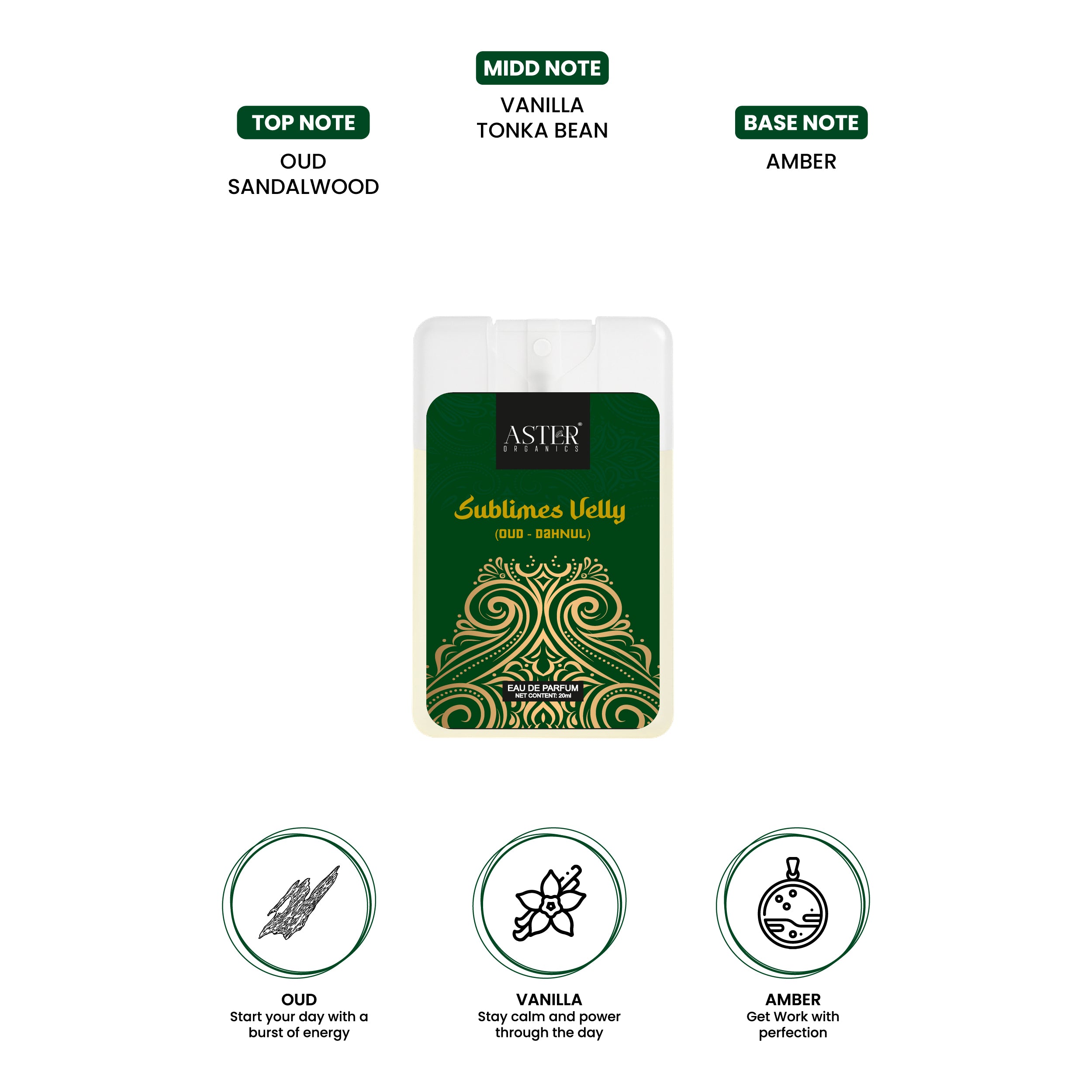 Sublimes Velly Pocket Perfume for Oud 20ml