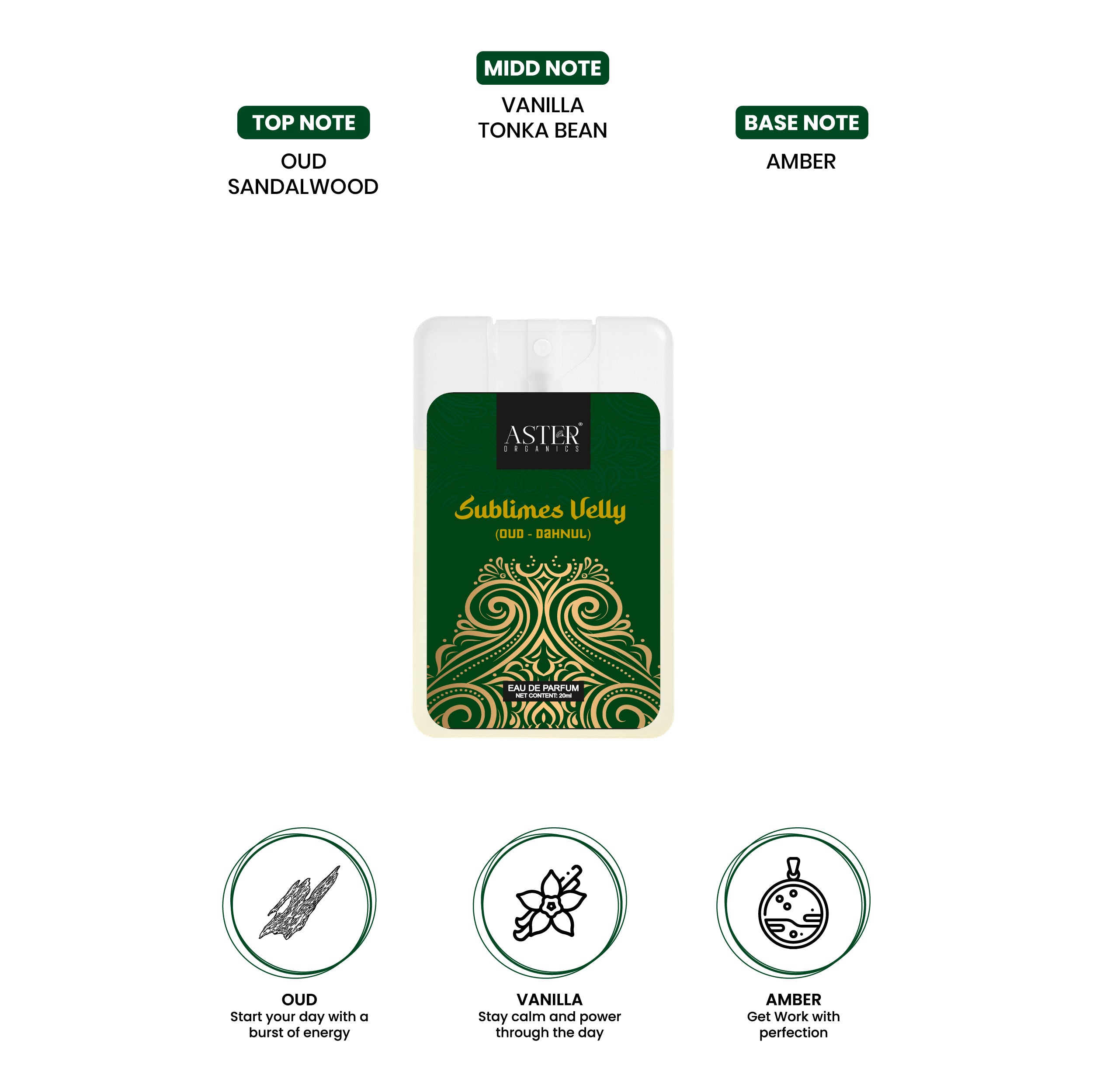 Sublimes Velly Pocket Perfume for Oud 20ml