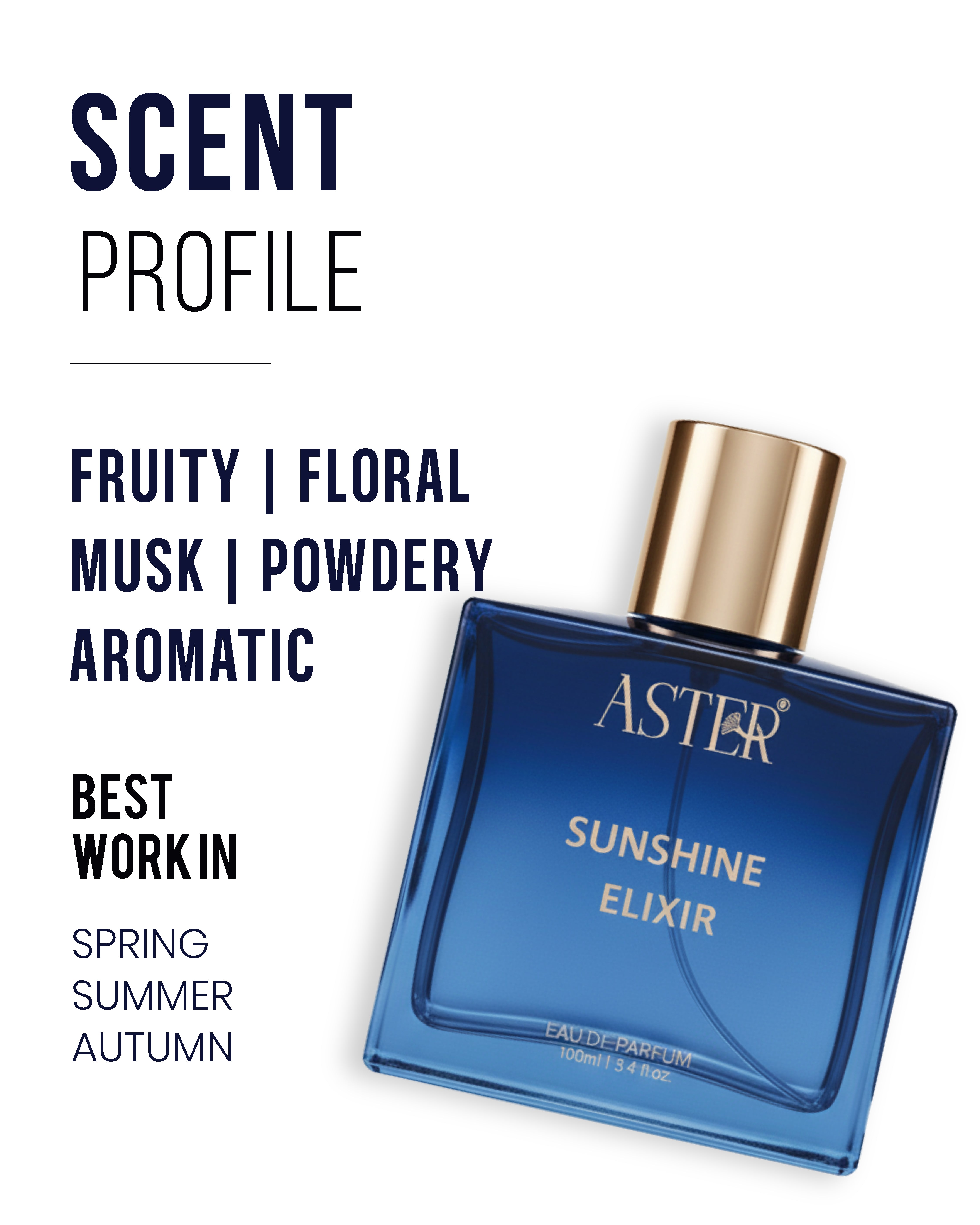 Bottle of Sunshine Elixir EDP for Men 100ml