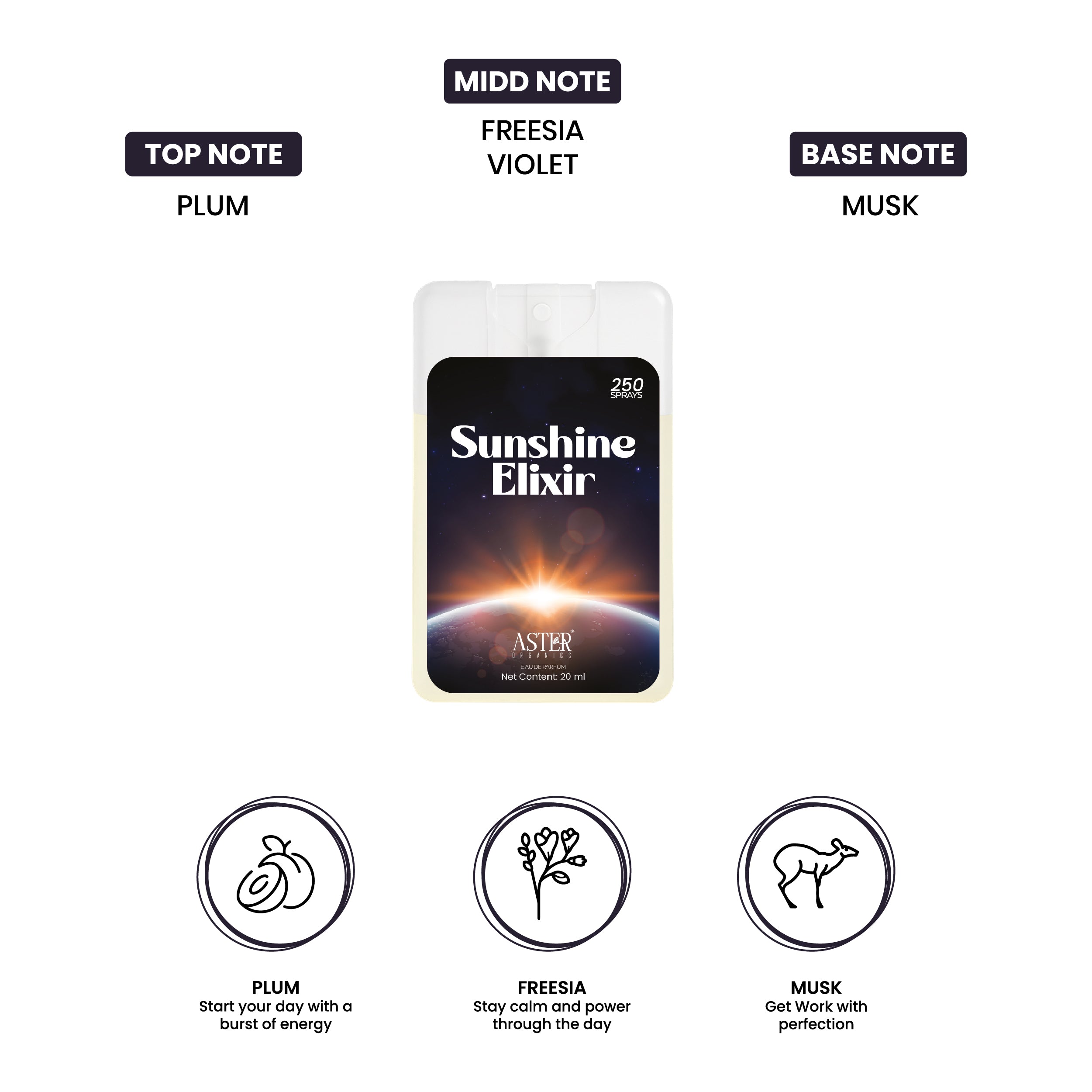 Sunshine Elixir Pocket Perfume for Men 20ml