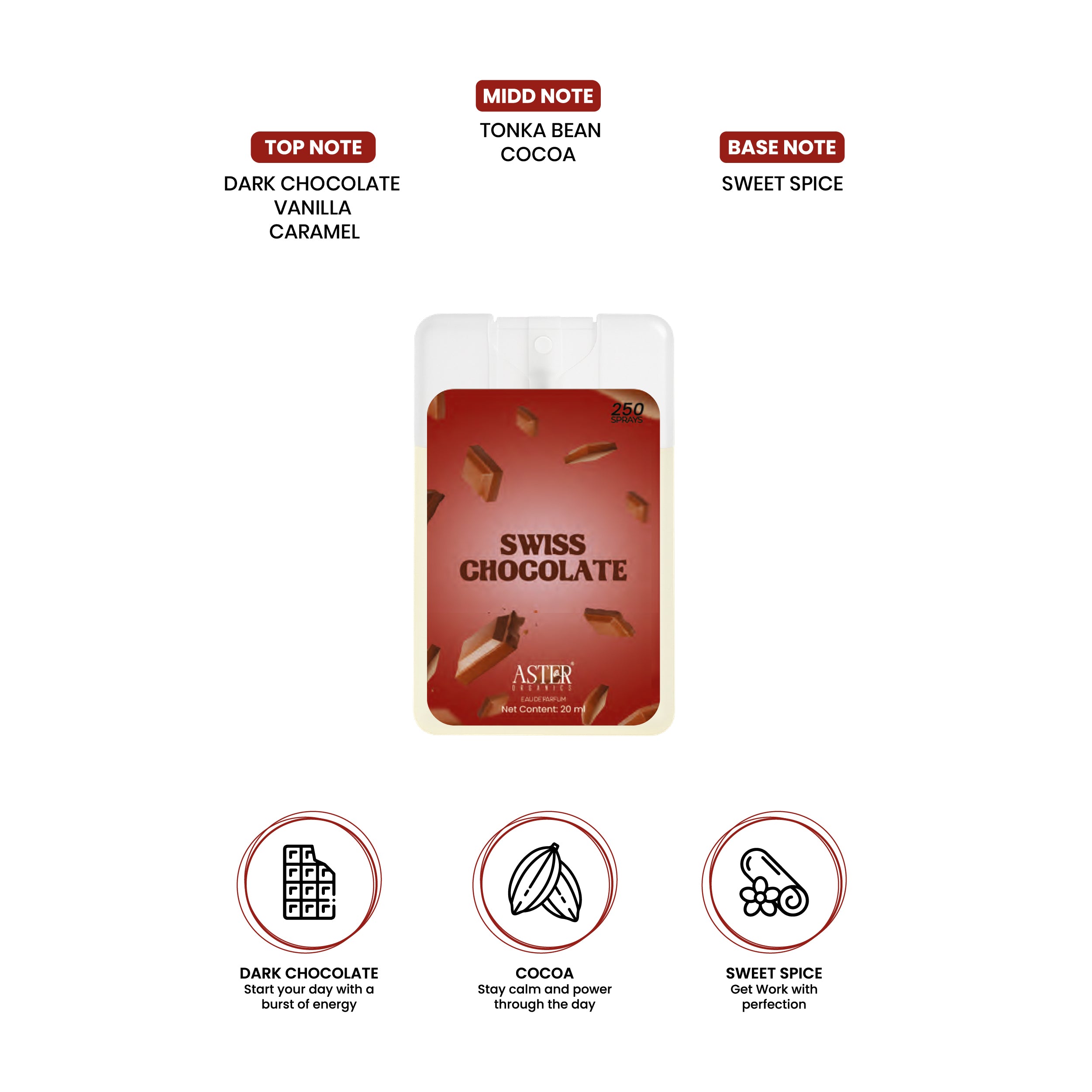Swiss Chocolate Pocket Perfume for Woman 20ml