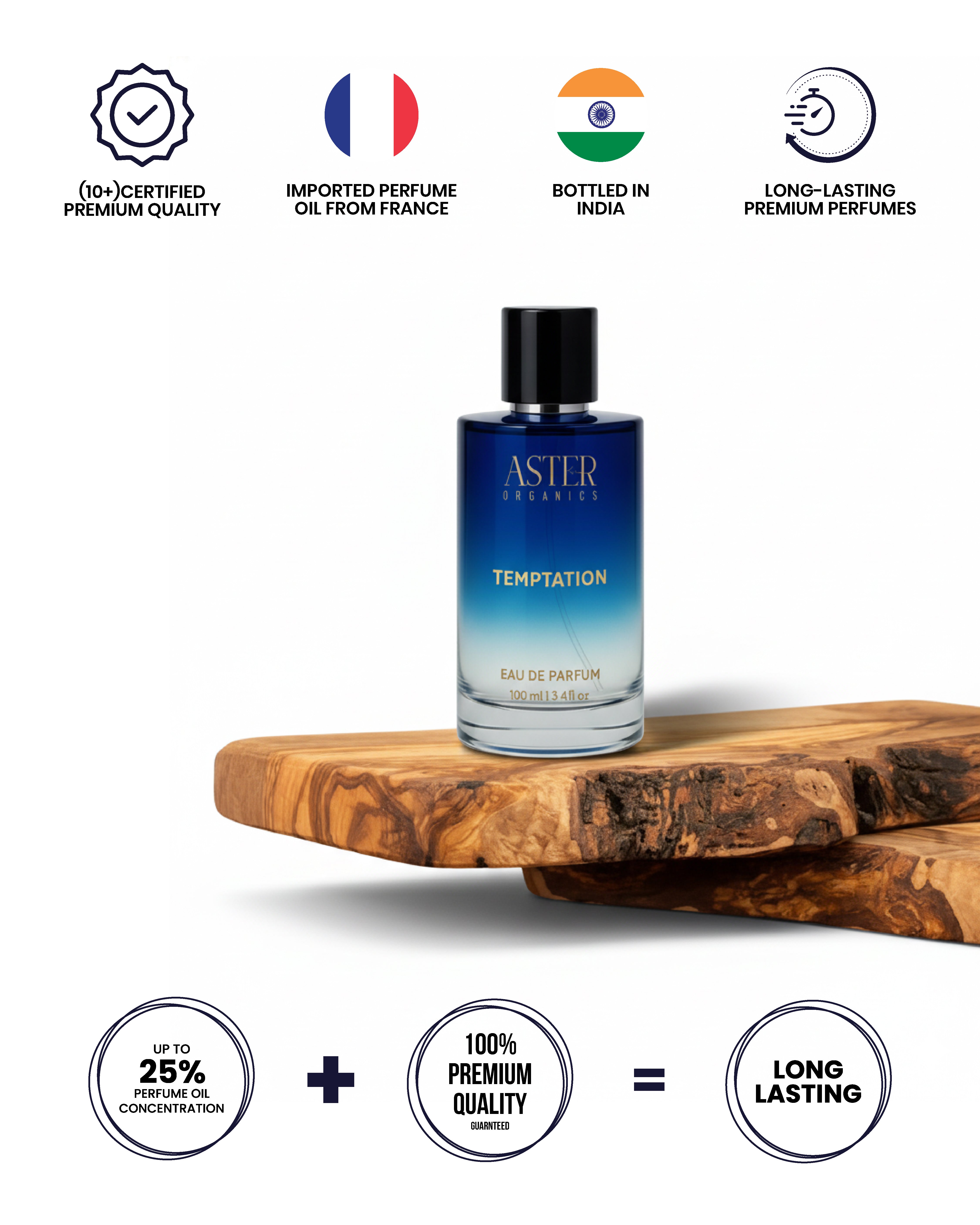 Temptation EDP for Unisex 100ml