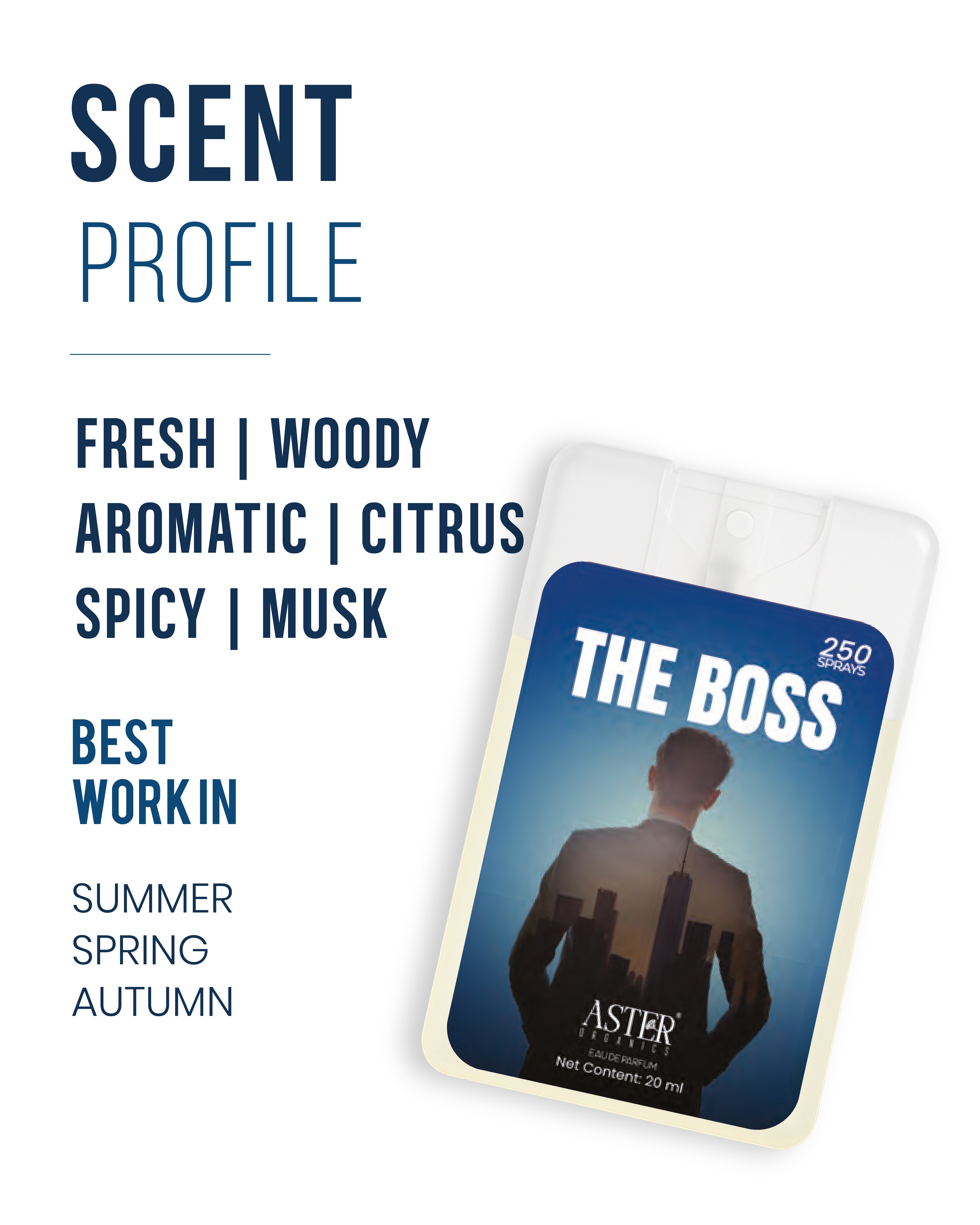 The Boss Pocket Perfume for Men 20ml