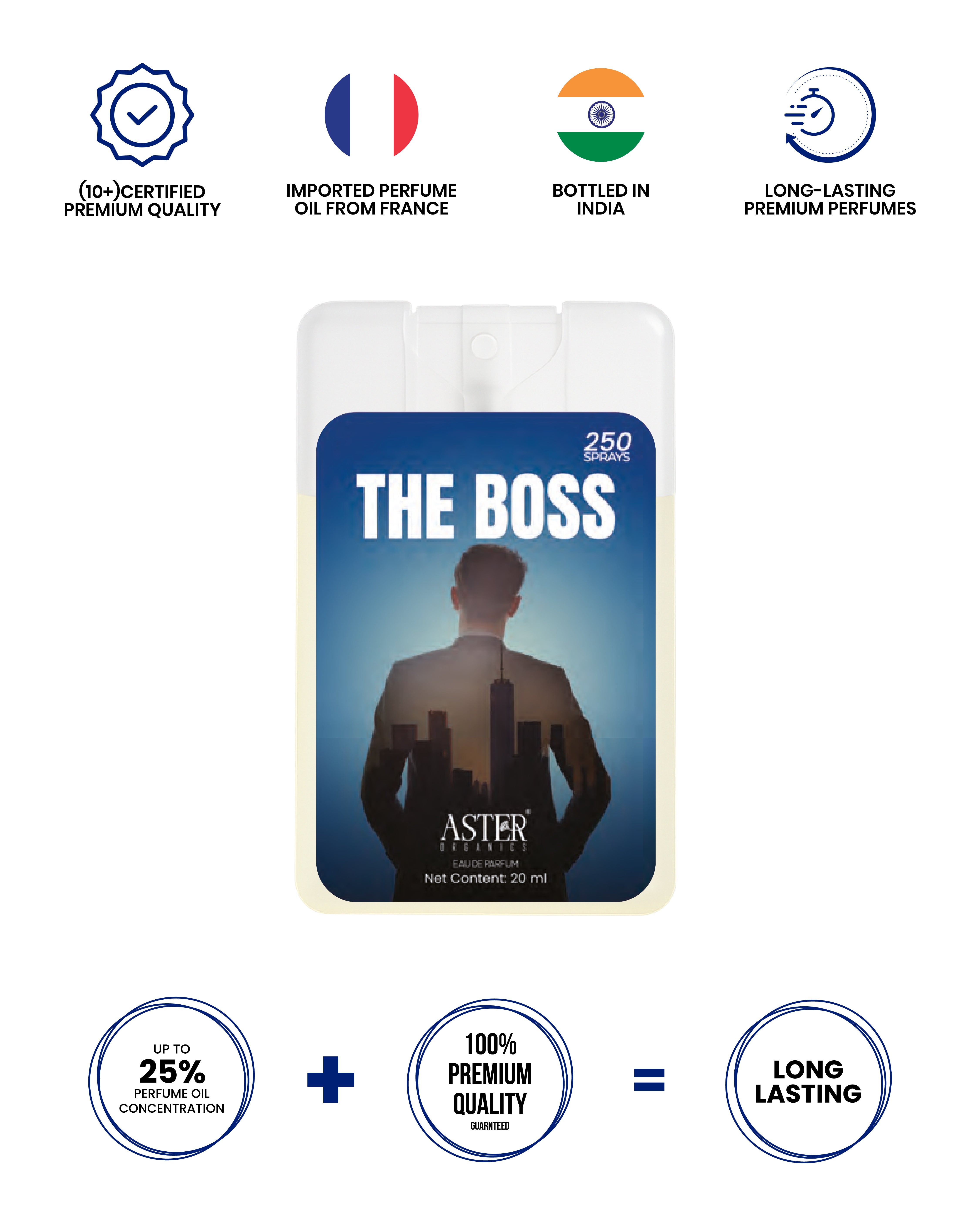 The Boss Pocket Perfume for Men 20ml