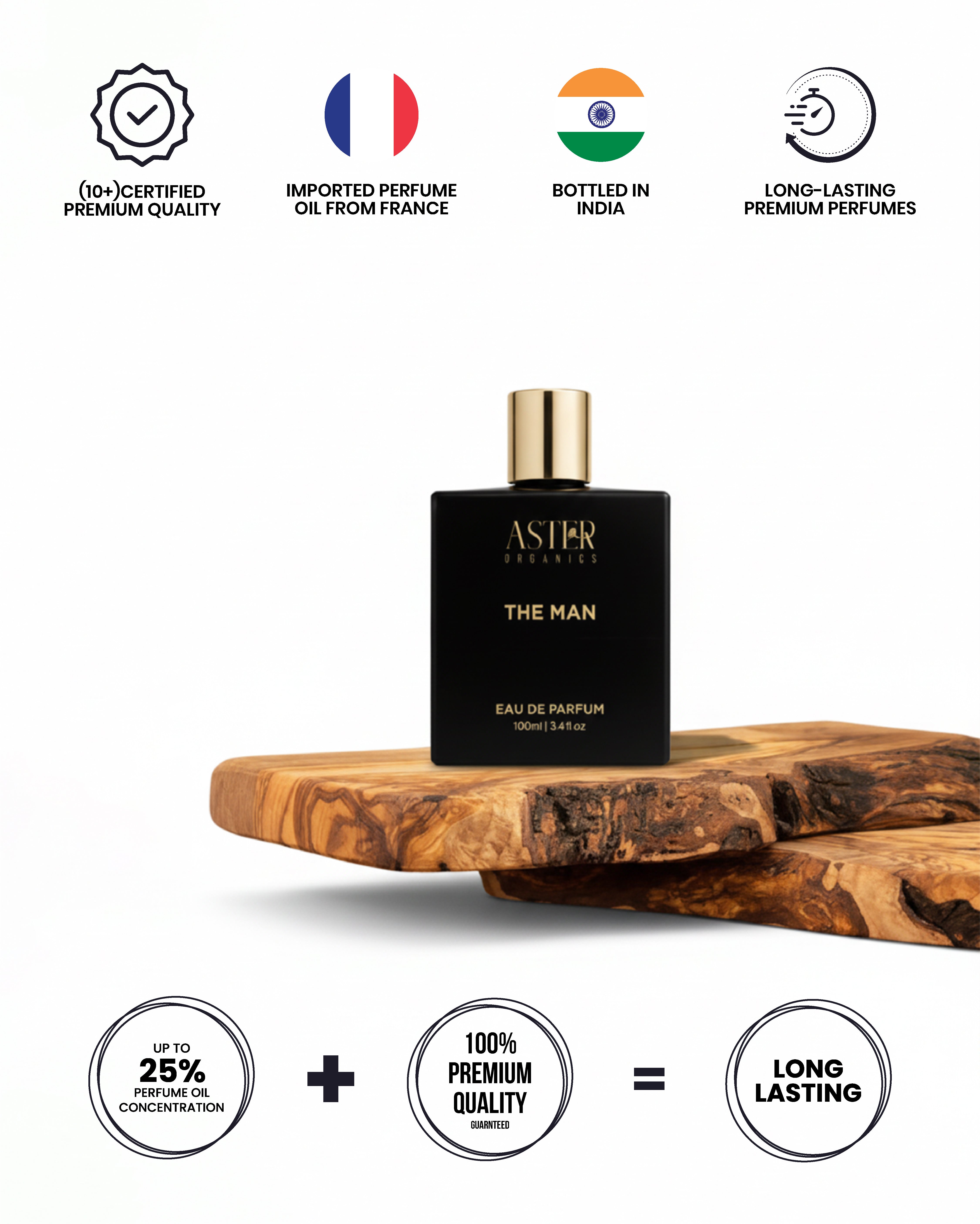 The Man EDP for Men 100ml - Aster Organics