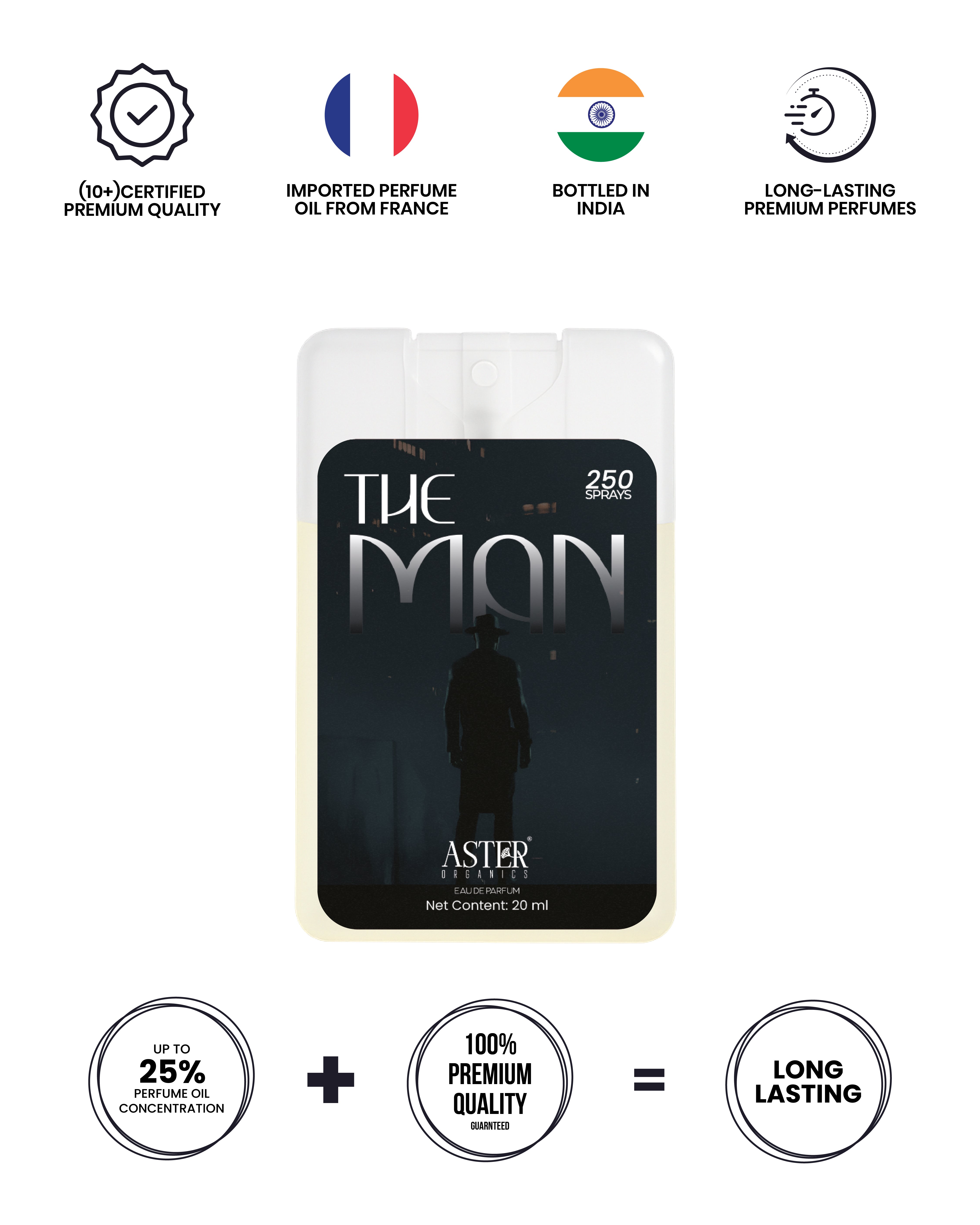 Man Pocket Perfume for Men 20ml bottle
