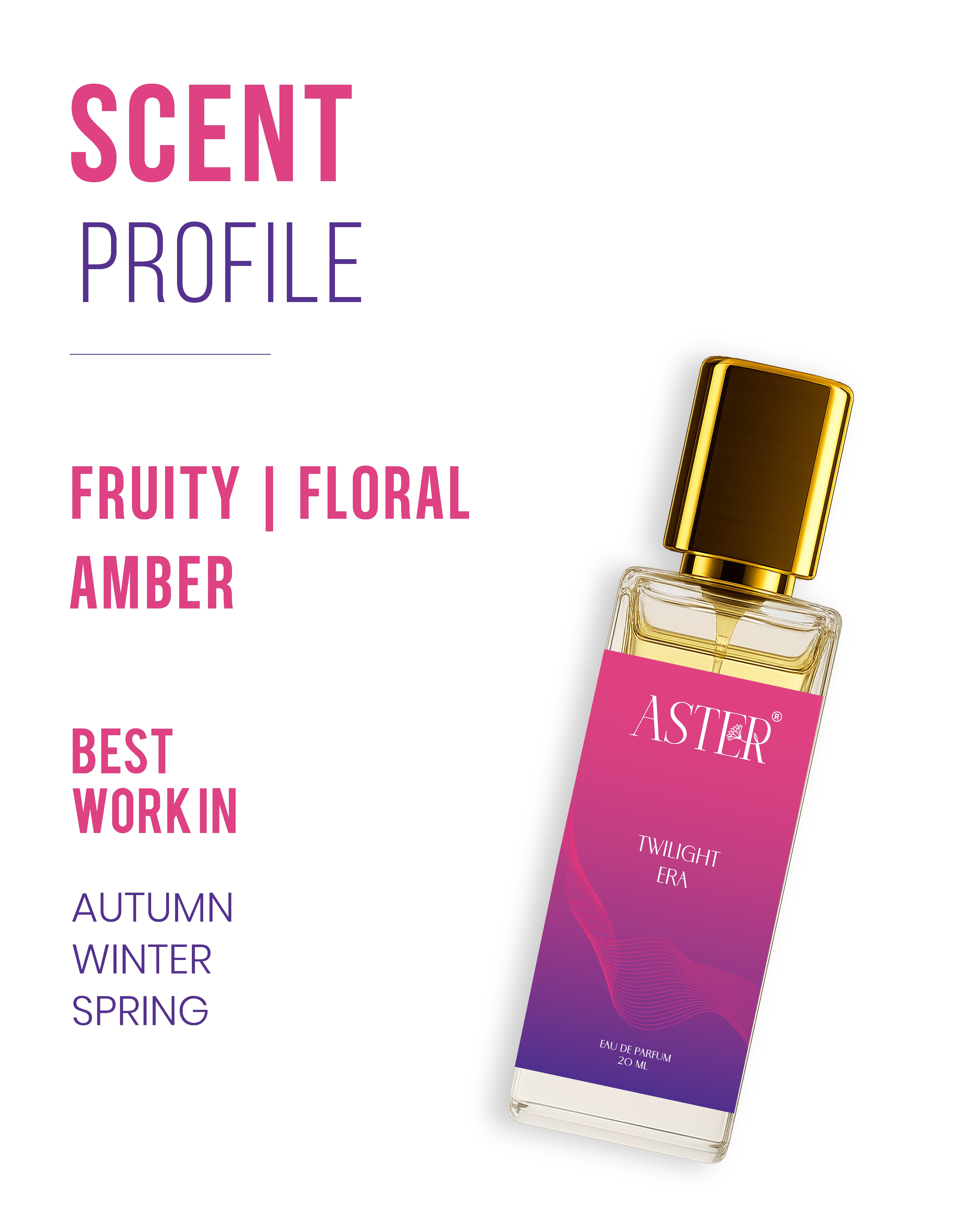 Twilight Era EDP for Woman 20ml perfume bottle
