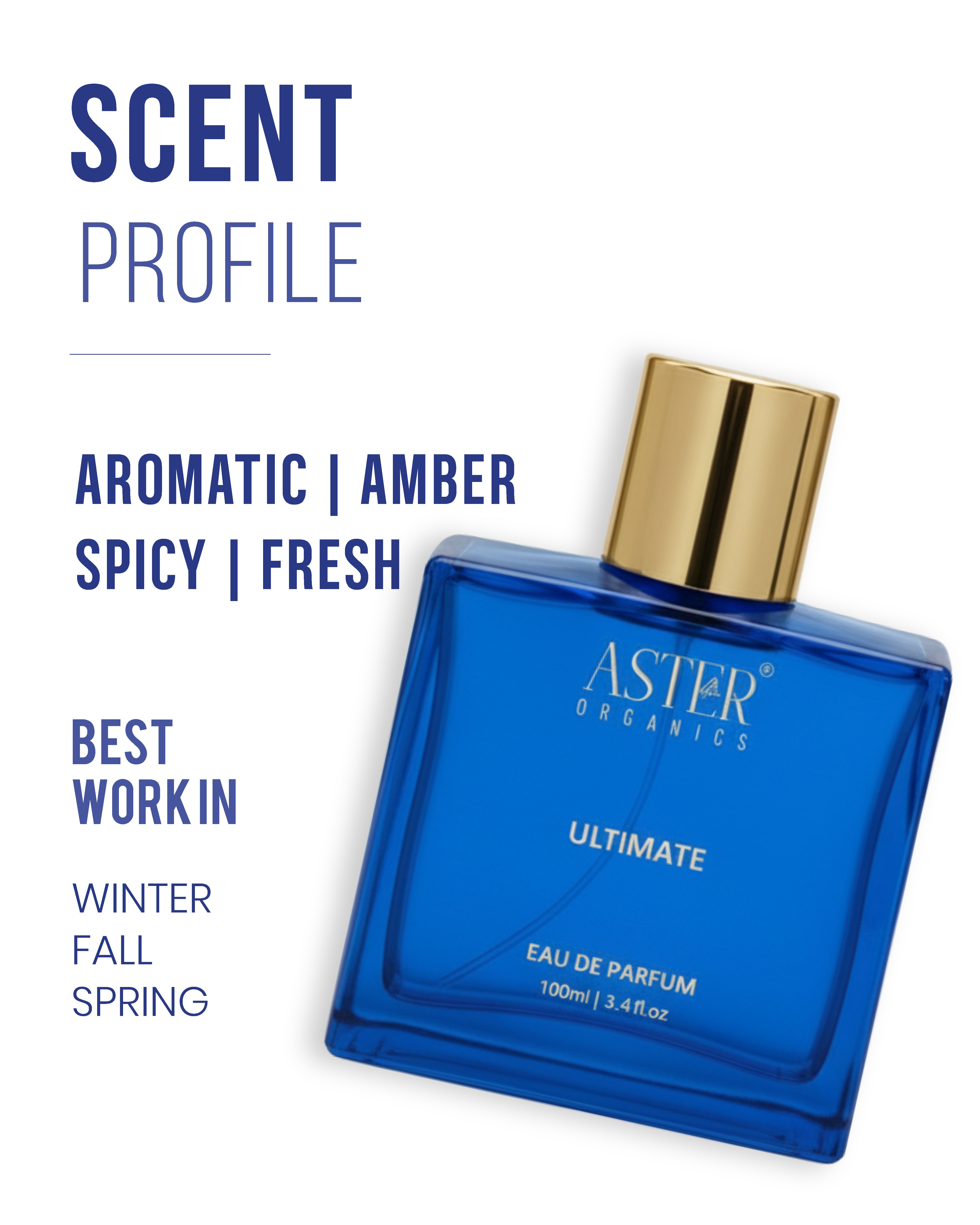 Ultimate EDP for Men 100ml - Aster Organics