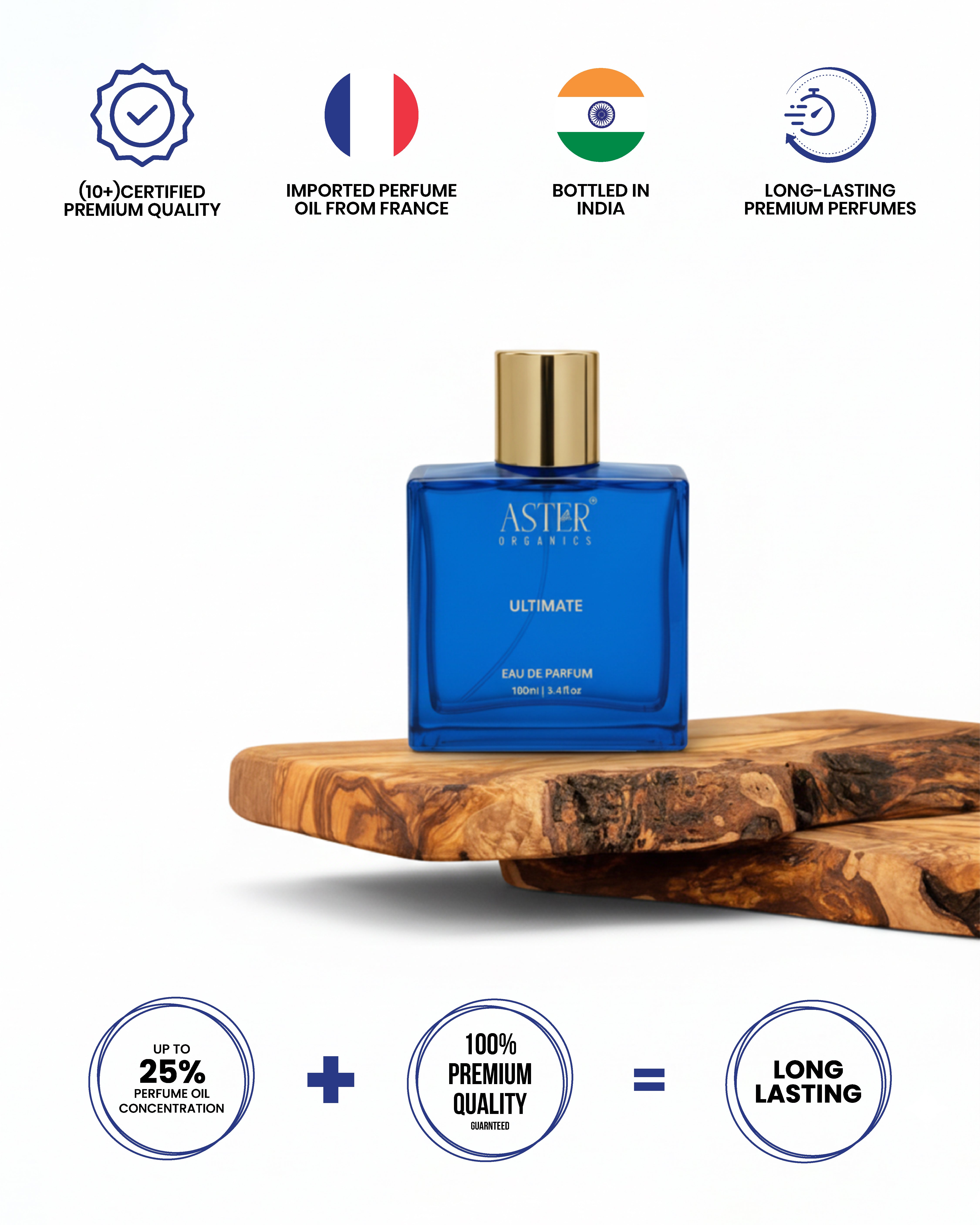 Ultimate EDP for Men 100ml - Aster Organics