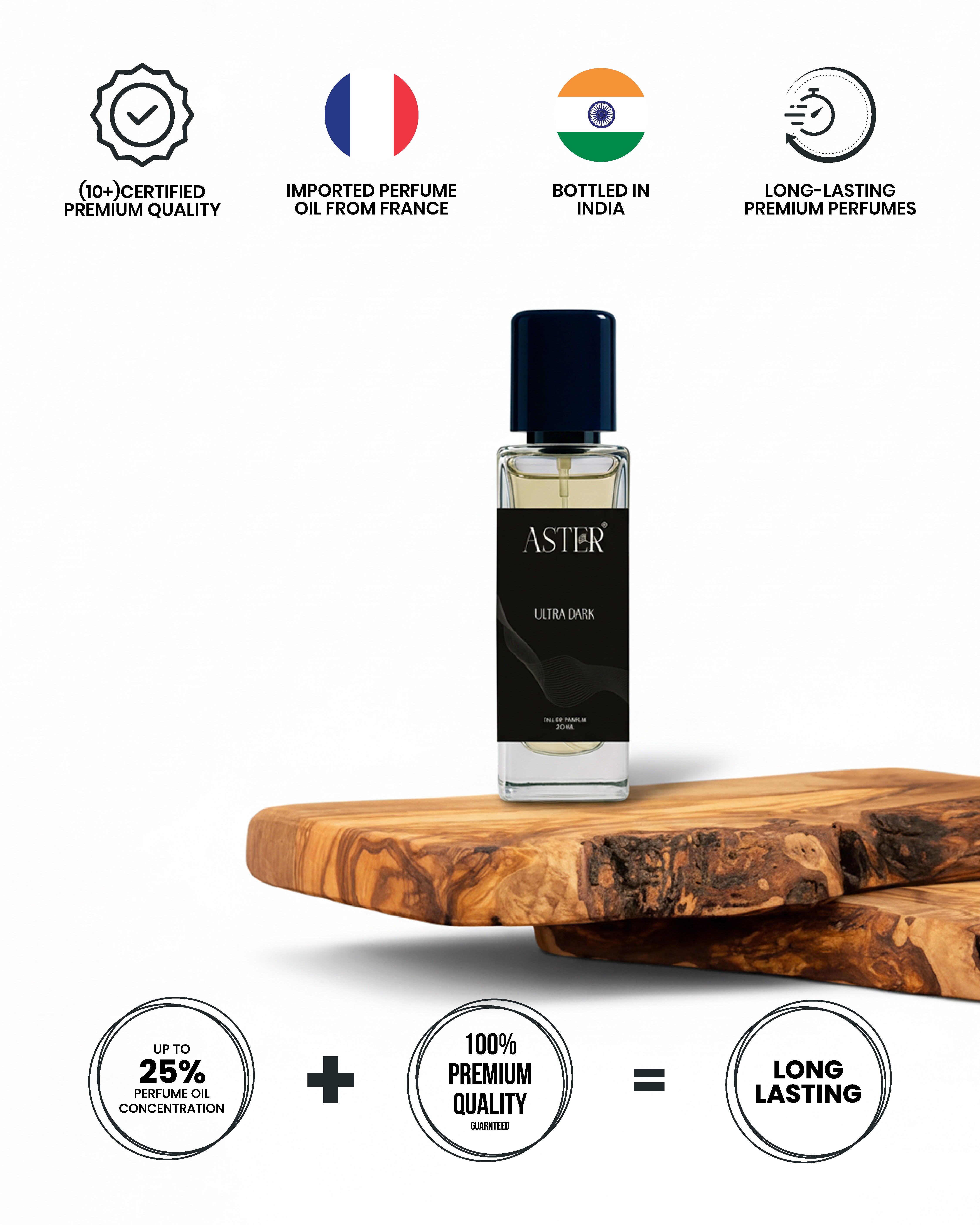 Ultra Dark EDP for Men 20ml spray bottle