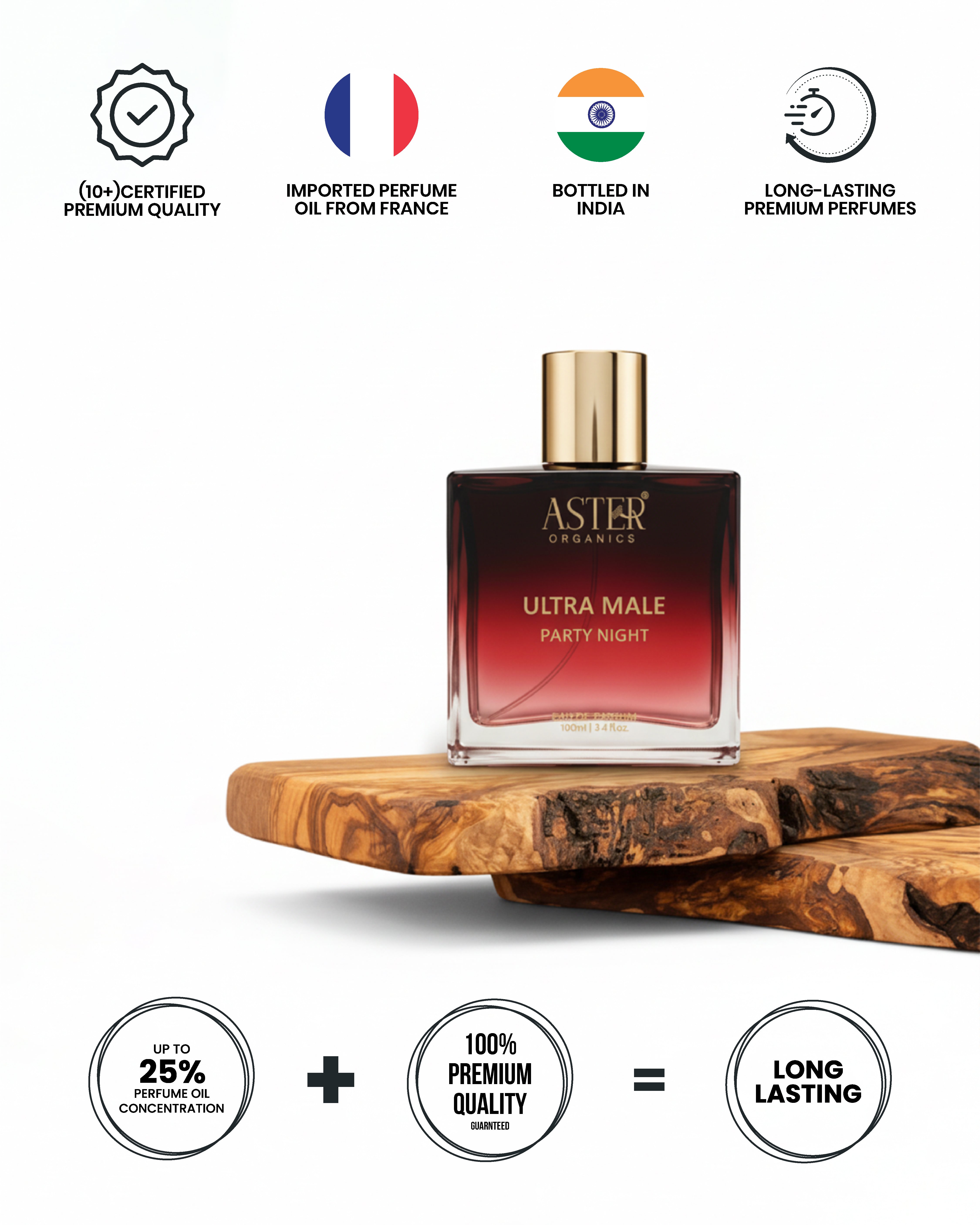 Ultra Male Party Night EDP for Men 100ml bottle