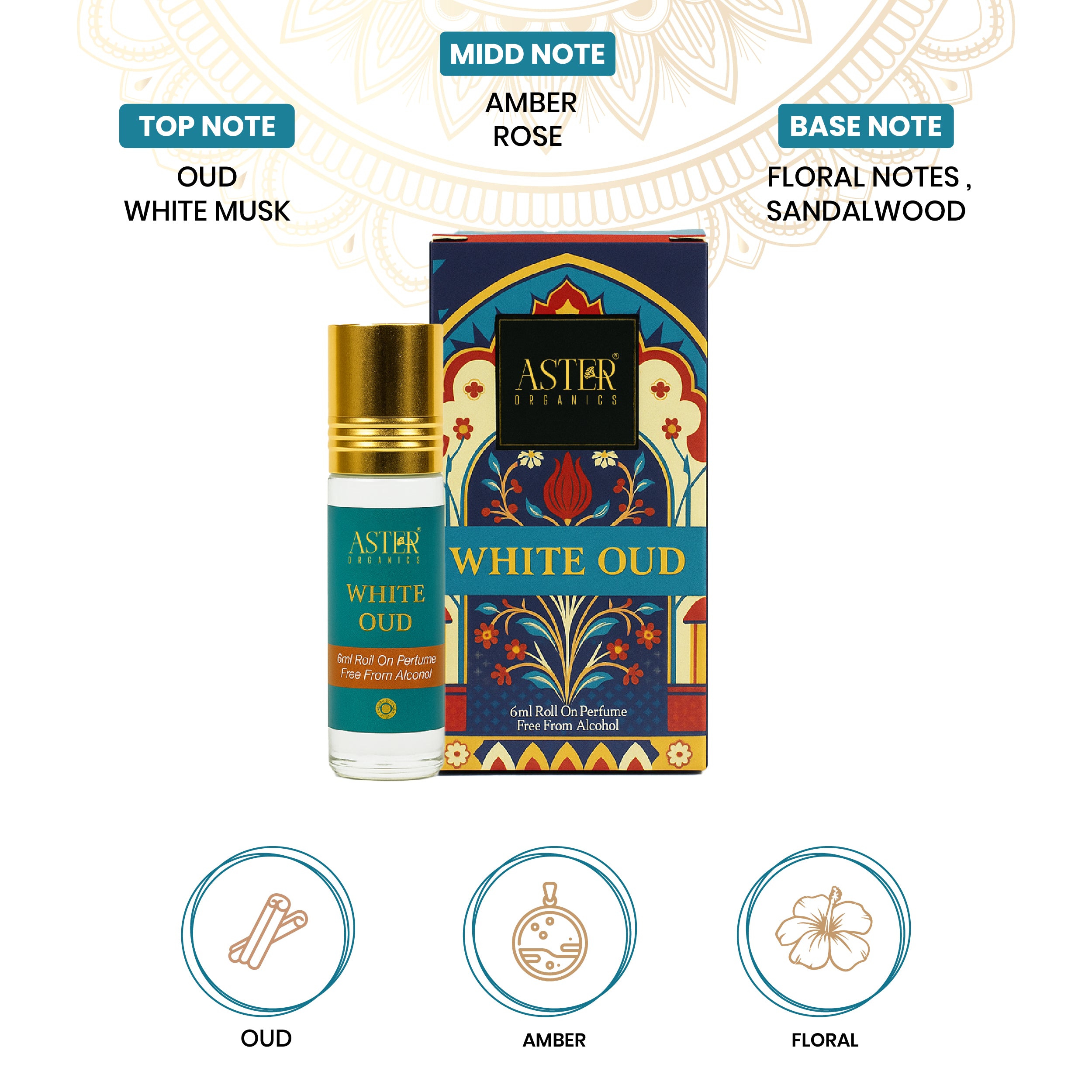 White Oud Attars-6ml