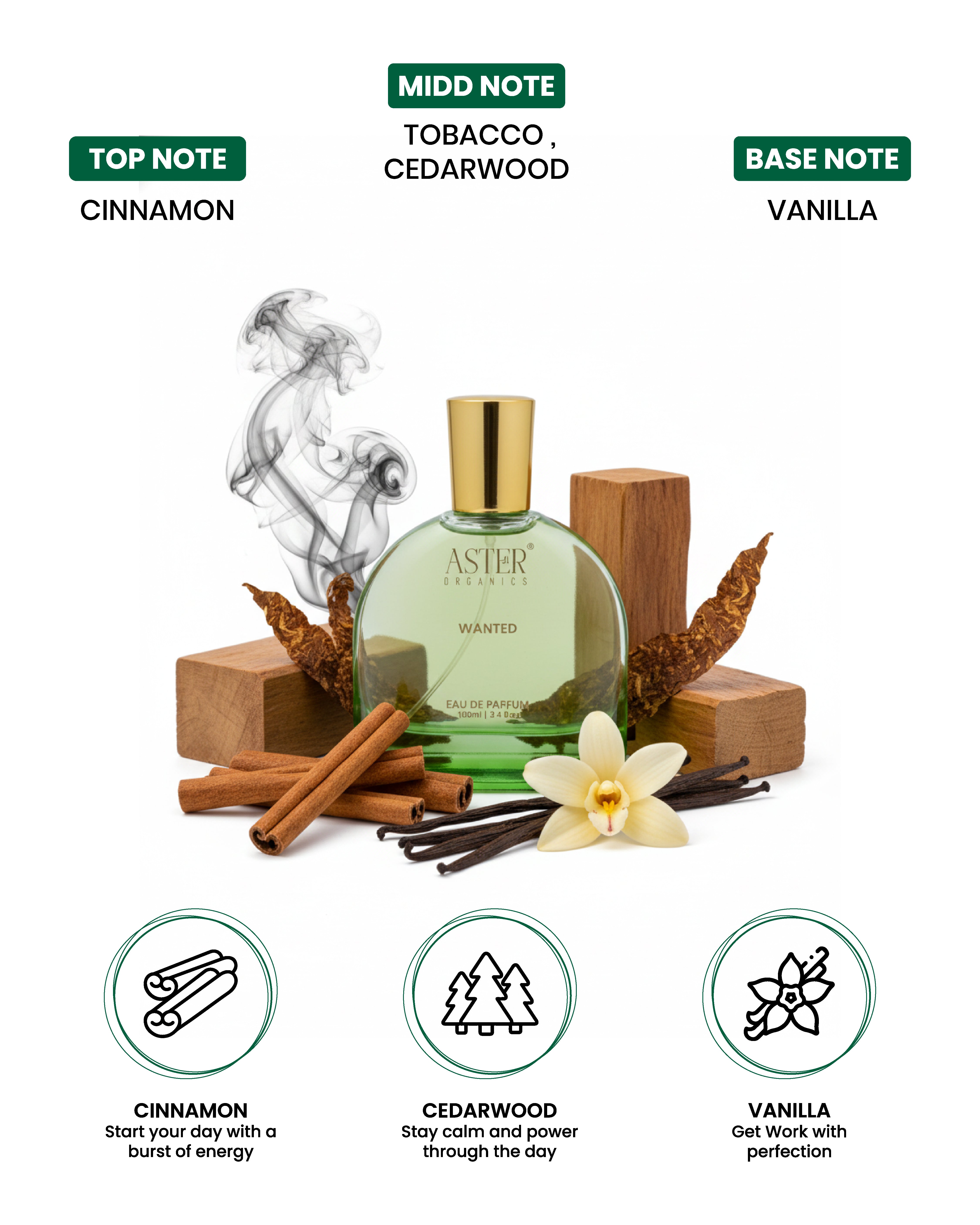Wanted EDP for Unisex 100ml