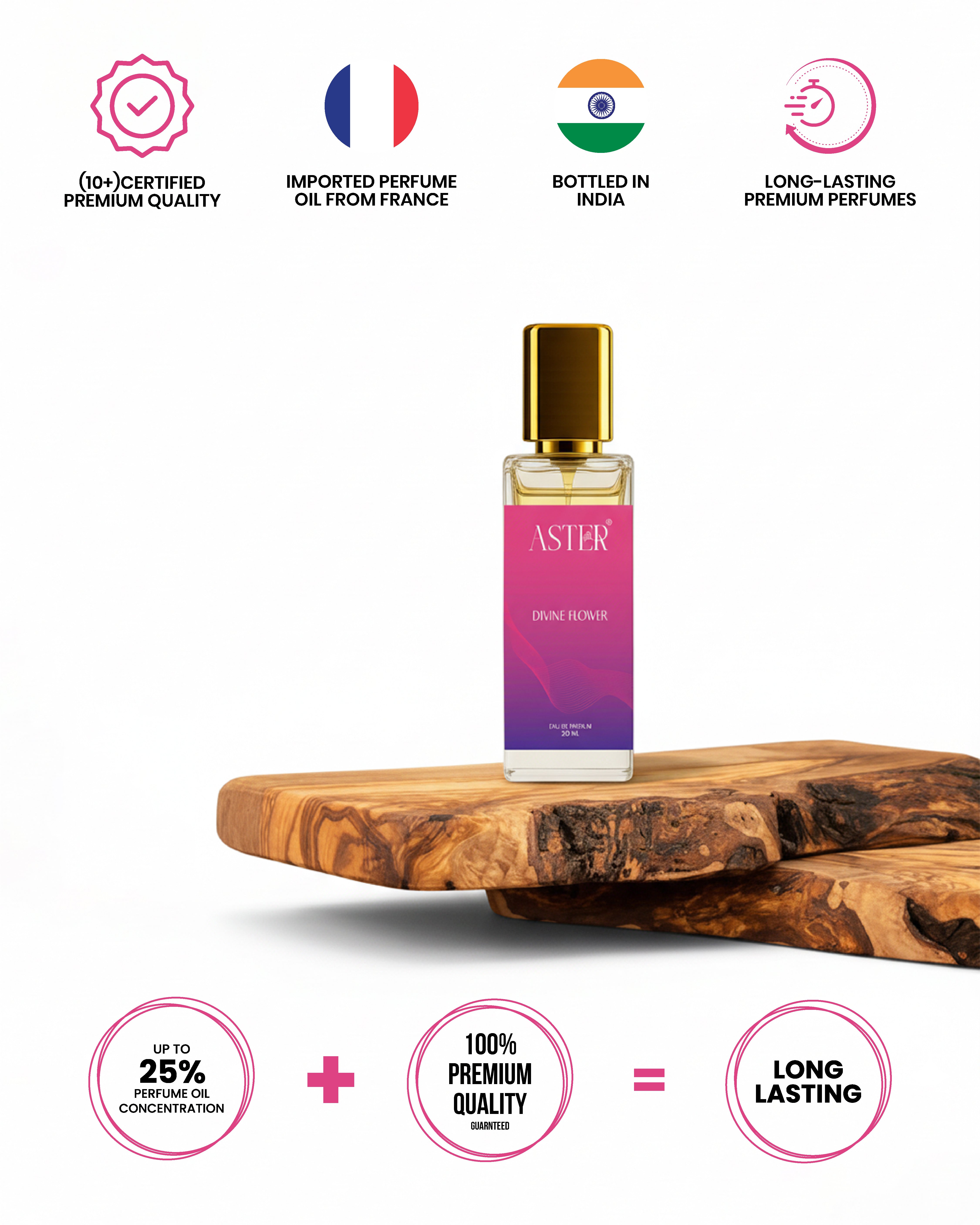 Divine Flower EDP for Woman 20ml perfume bottle