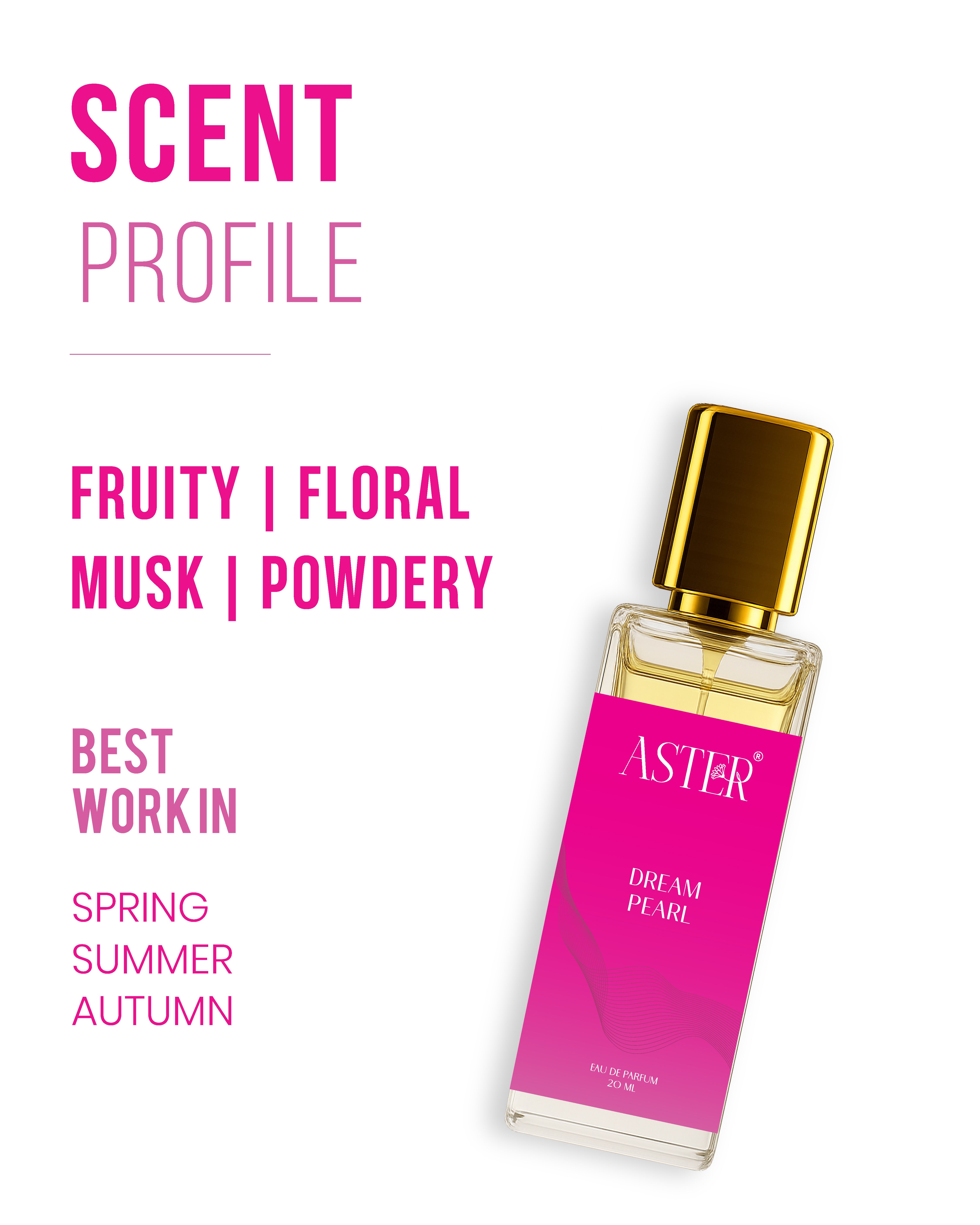 Dream Perl EDP for Woman 20ml perfume bottle
