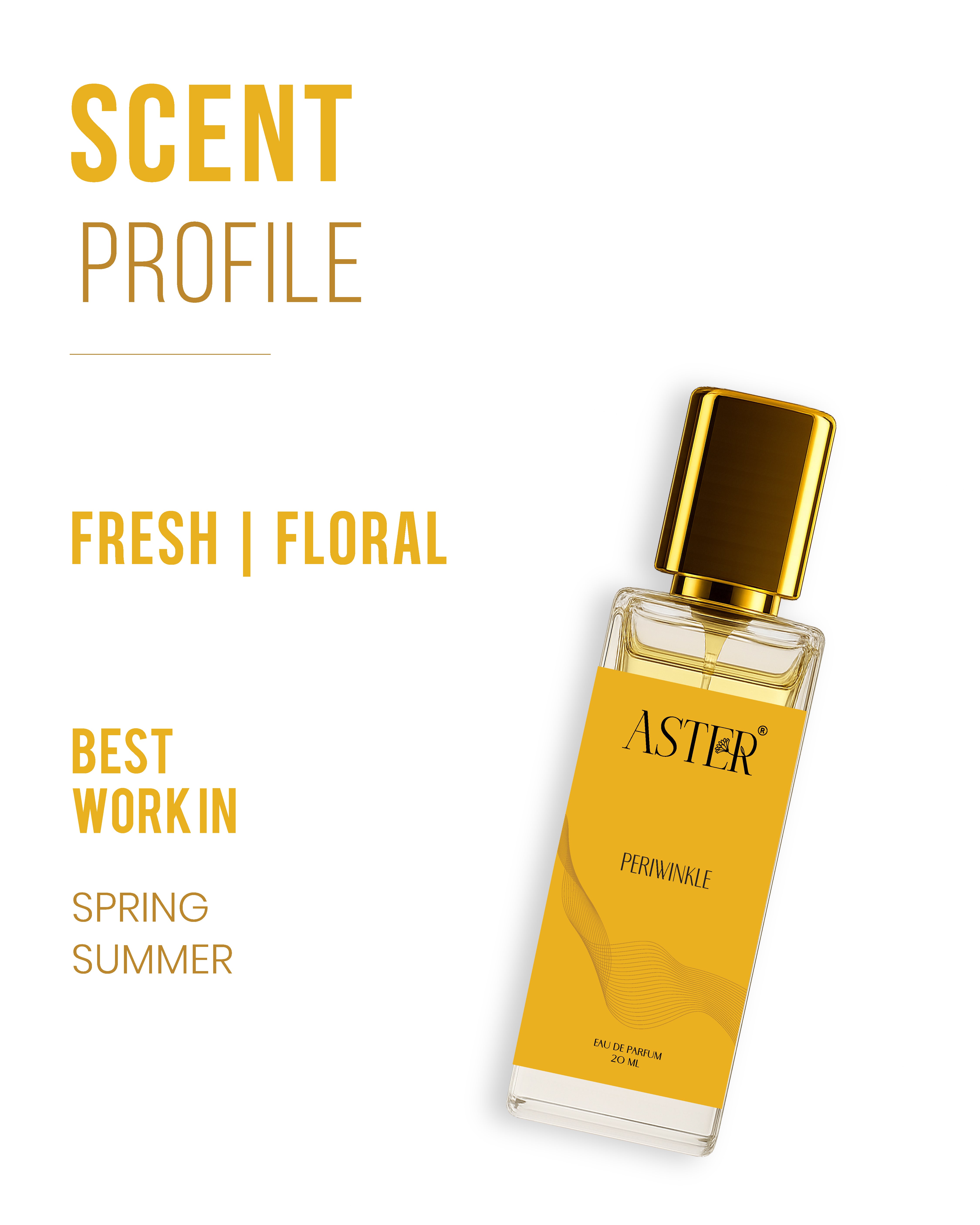Periwinkle EDP for Woman 20ml fragrance bottle